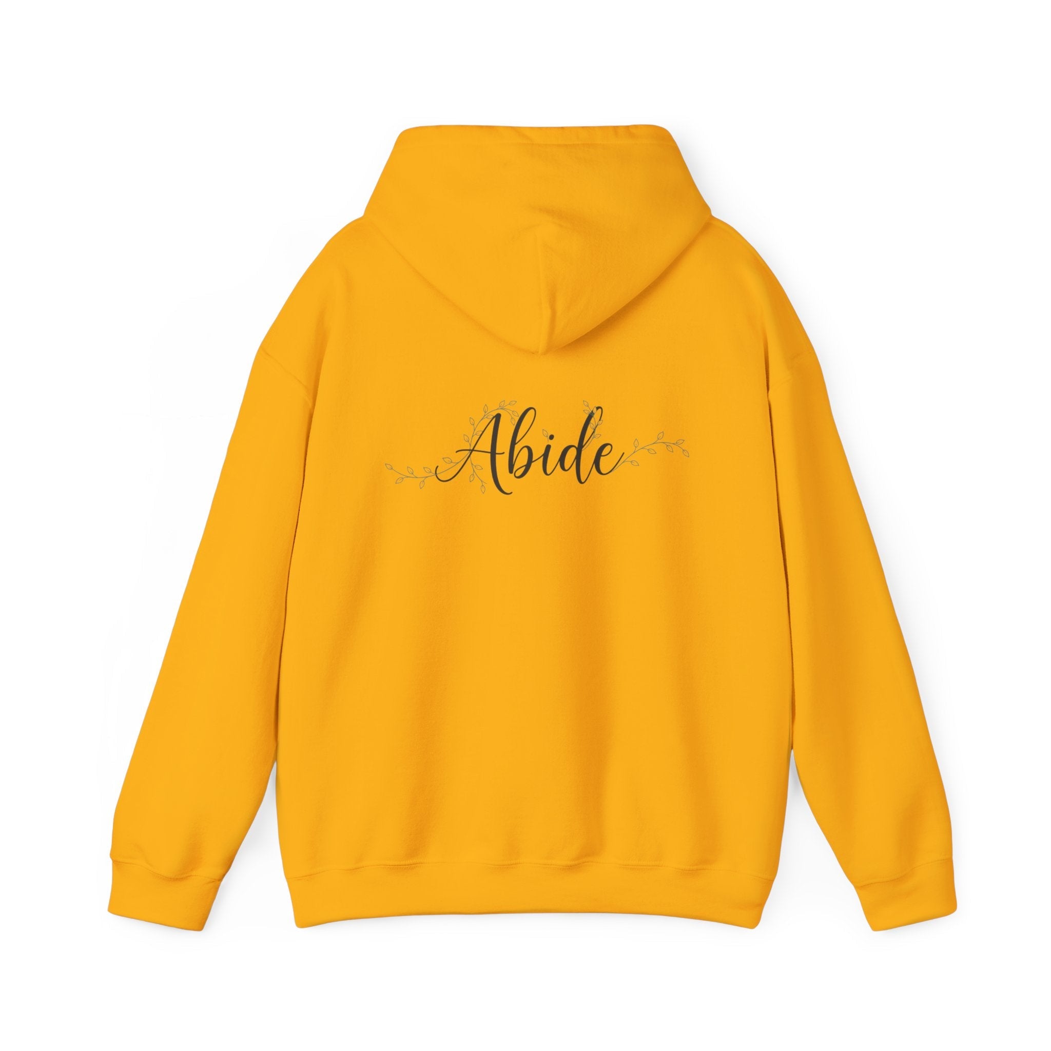 Abide Hoodie – Vine Wrapped John 15:5 Christian Hoodie for Cozy Devotion Printify