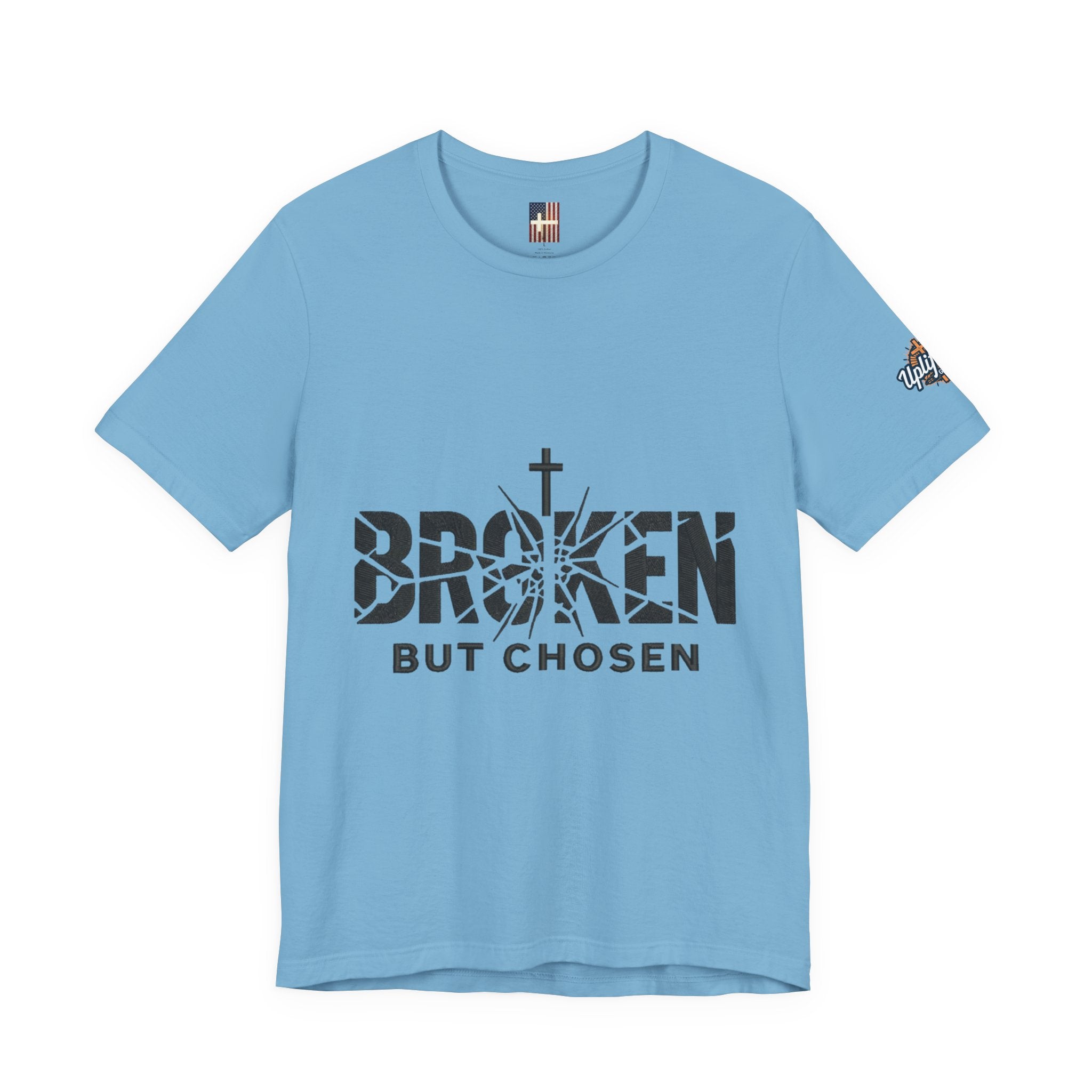 Broken But Chosen T-Shirt — Inspirational Faith Graphic Tee