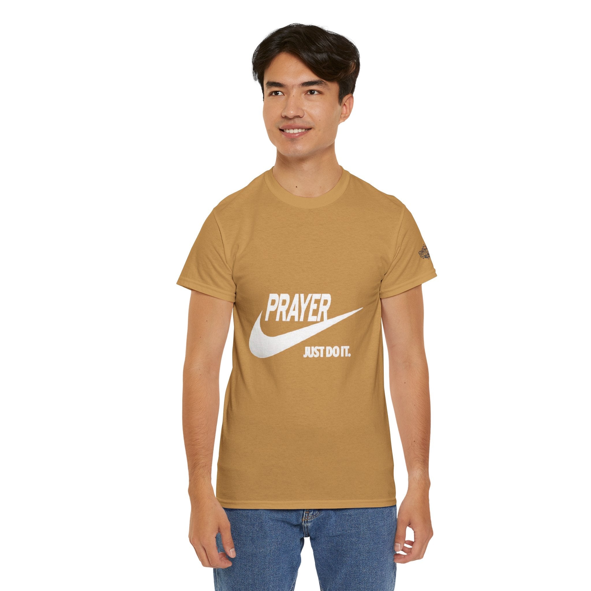 Prayer Just Do It T-shirt - Funny Christian Nike Parody T-shirt - Faith Gear Printify