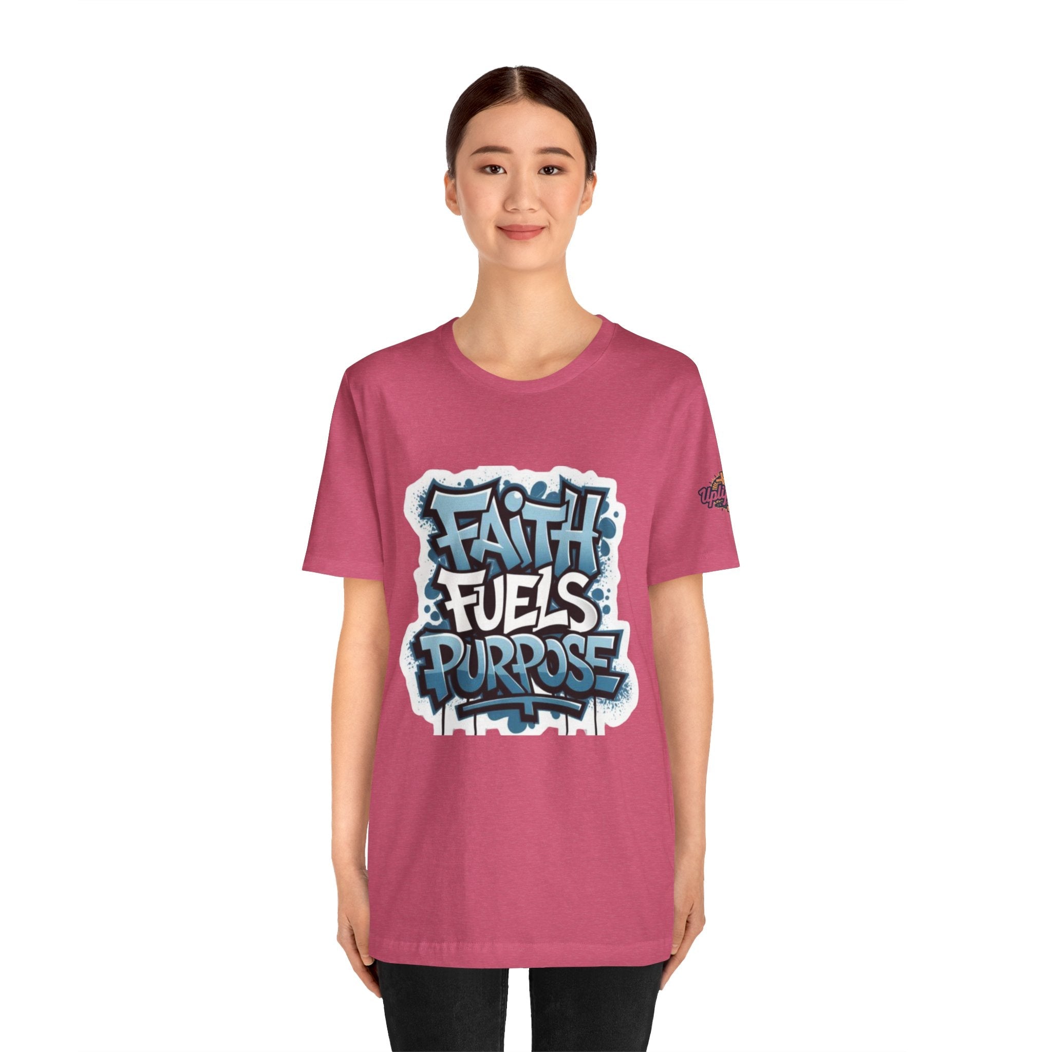 Faith Fuels Purpose T-shirt – Inspirational Christian T-shirt for Divine Drive & Unstoppable Belief Printify