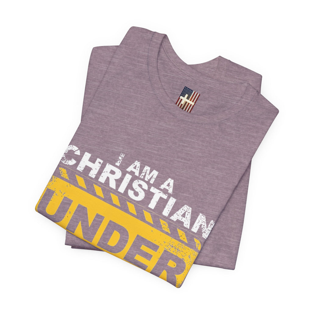 Christian Under Construction T-shirt | God Is Not Done With Me Yet T-shirt Printify