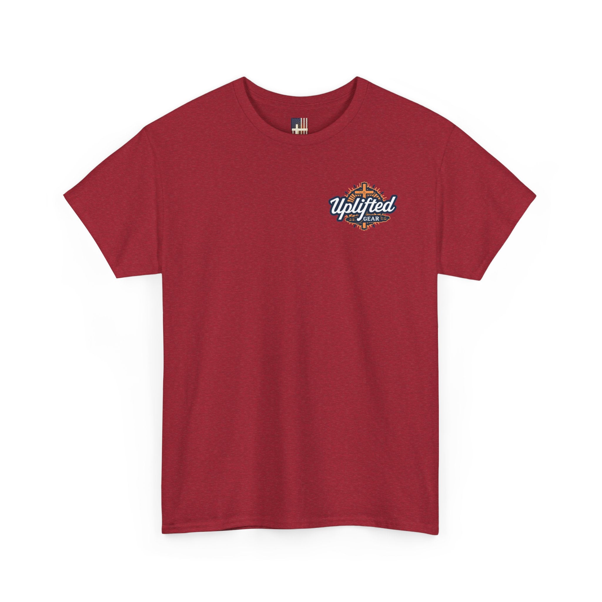 God's Gym T-Shirt — "Let Him Lift Your Weights" Christian Fitness Tee Printify
