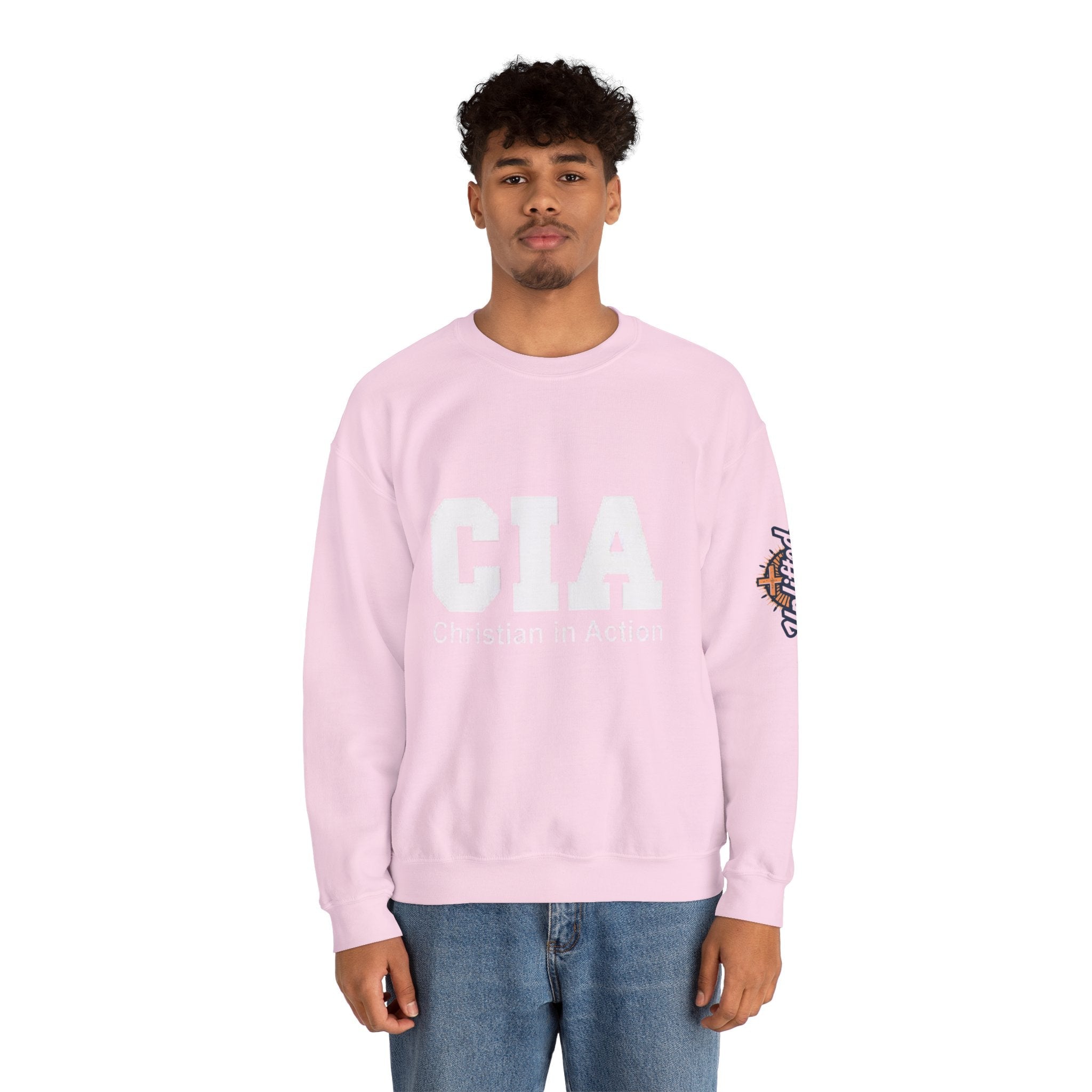 CIA Christian in Action Sweatshirt - Funny Faith Parody Sweatshirt - Mission Ready Apparel Printify