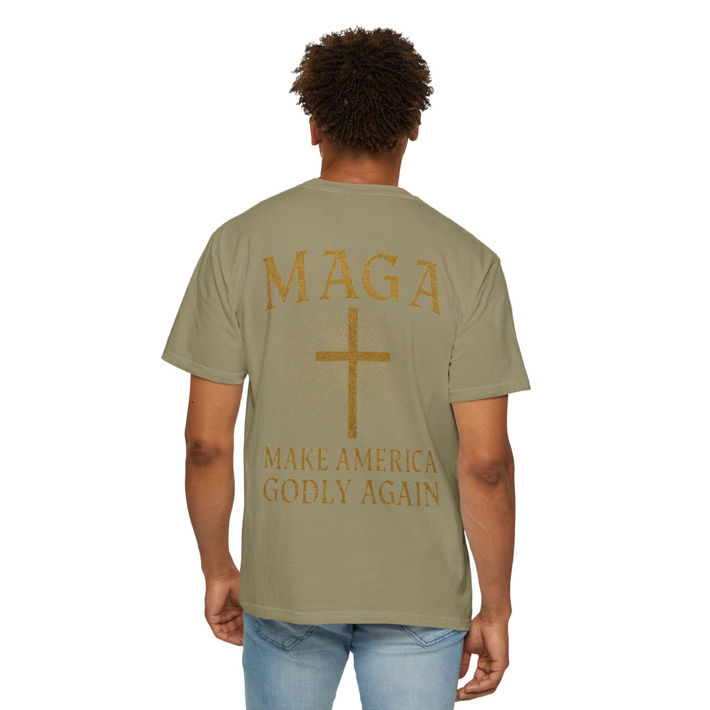 Make America Godly Again T-Shirt – MAGA Christian Patriotic Tee for Bold Faith & Freedom Printify