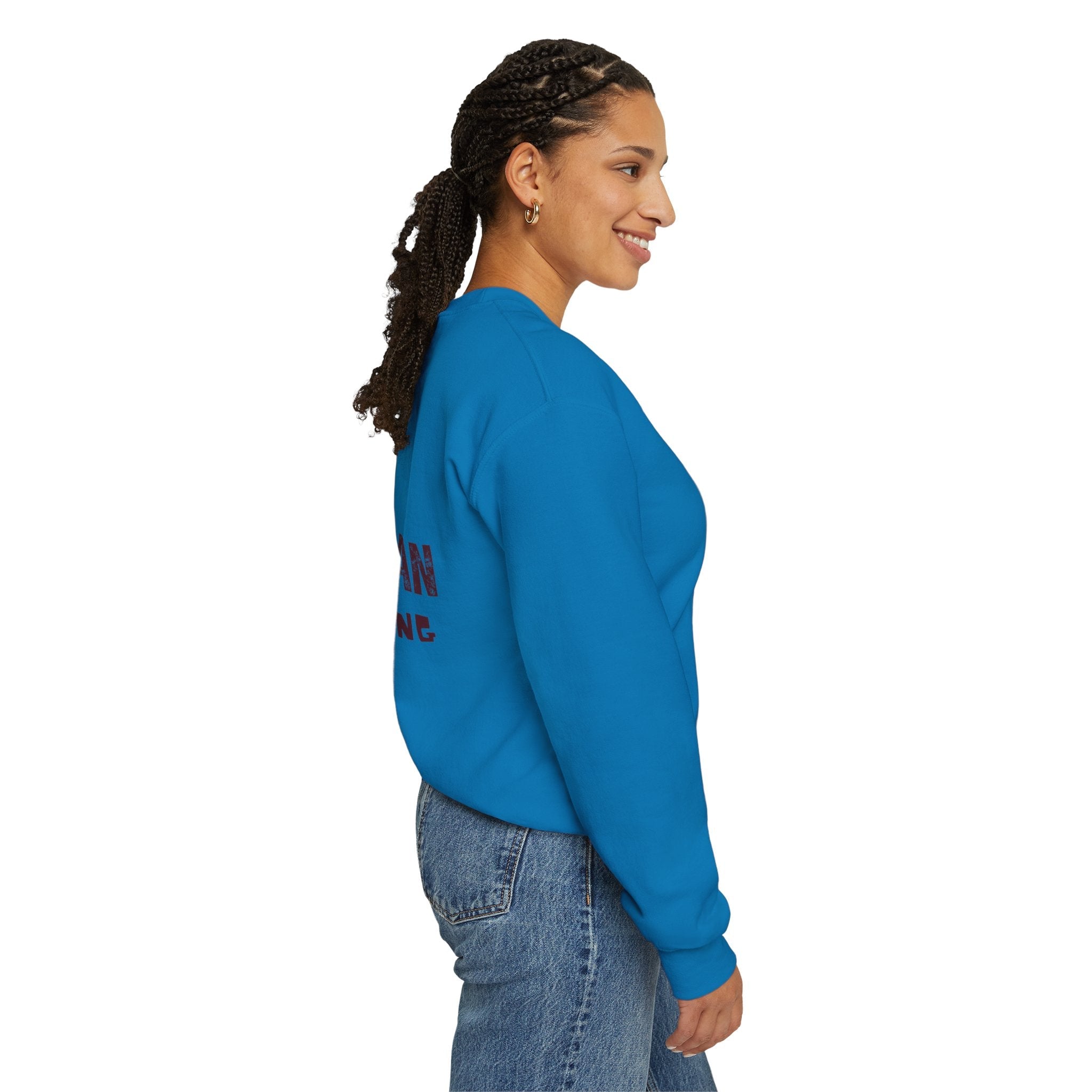 Theologian in Training Sweatshirt – Open Bible & Cross Christian Sweatshirt for Faithful Growth Printify