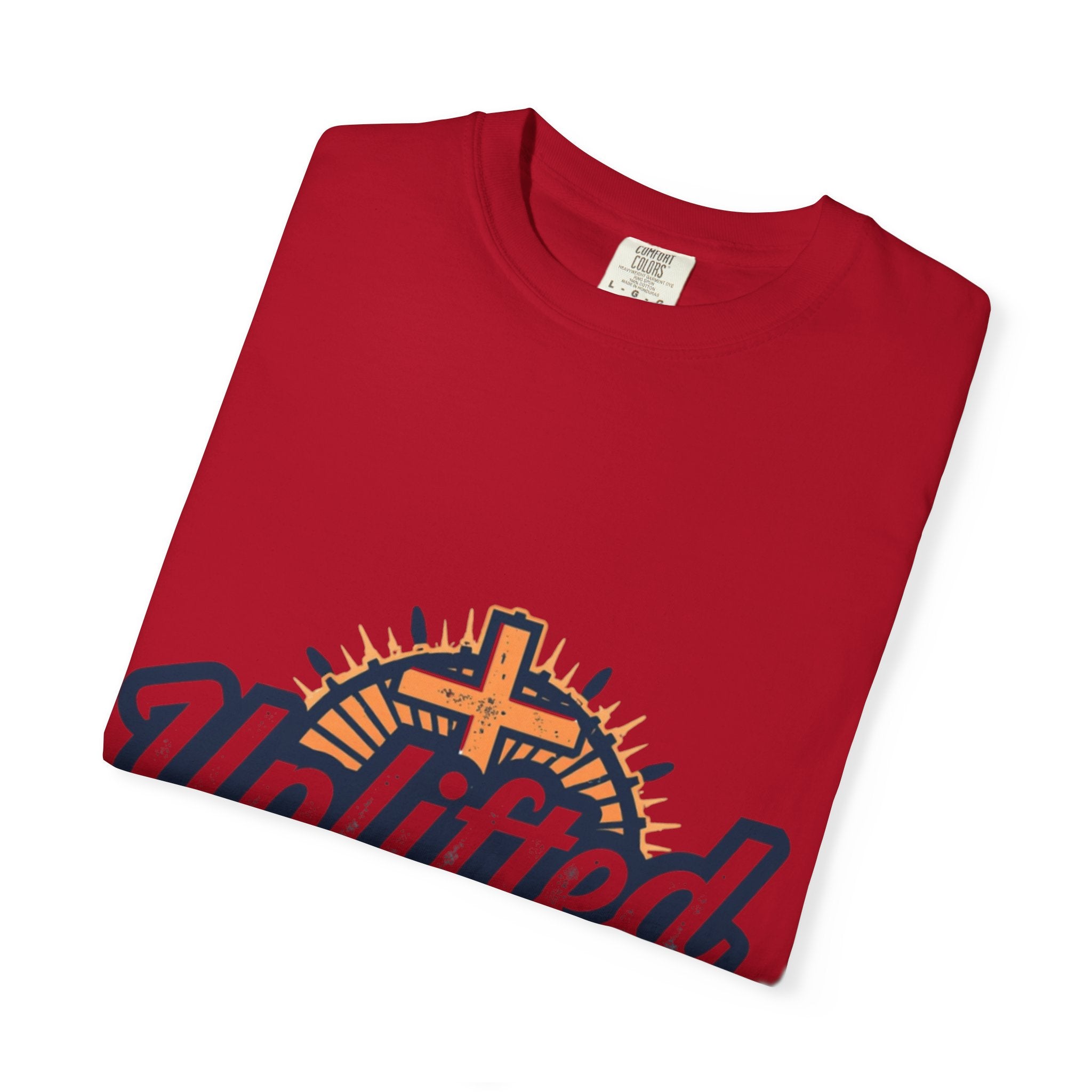 Uplifted Gear Christian T-Shirt – Bold Logo Faith Tee for Inspired Living Printify