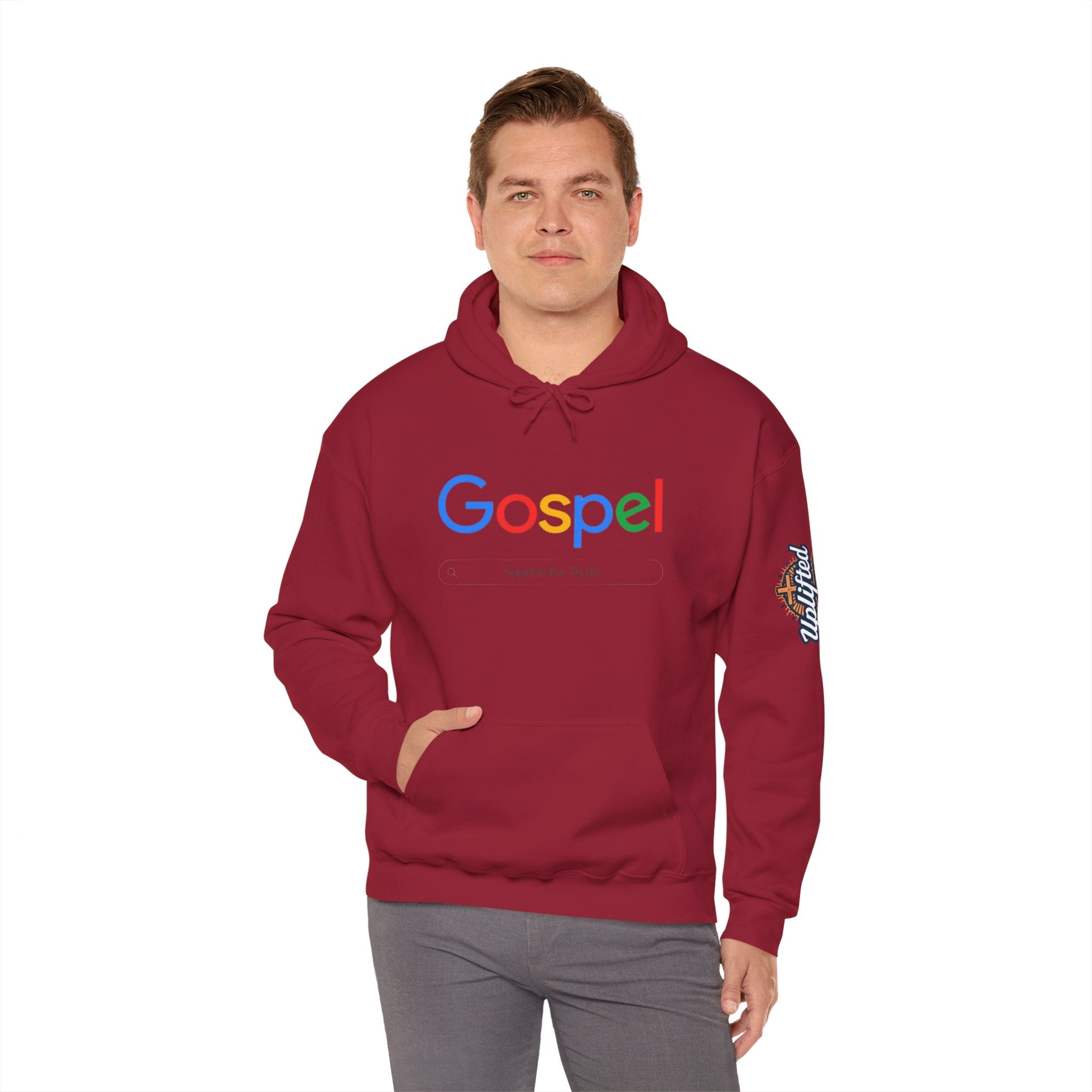 Gospel Hoodie — "Search for Truth" Christian Faith Pullover Printify