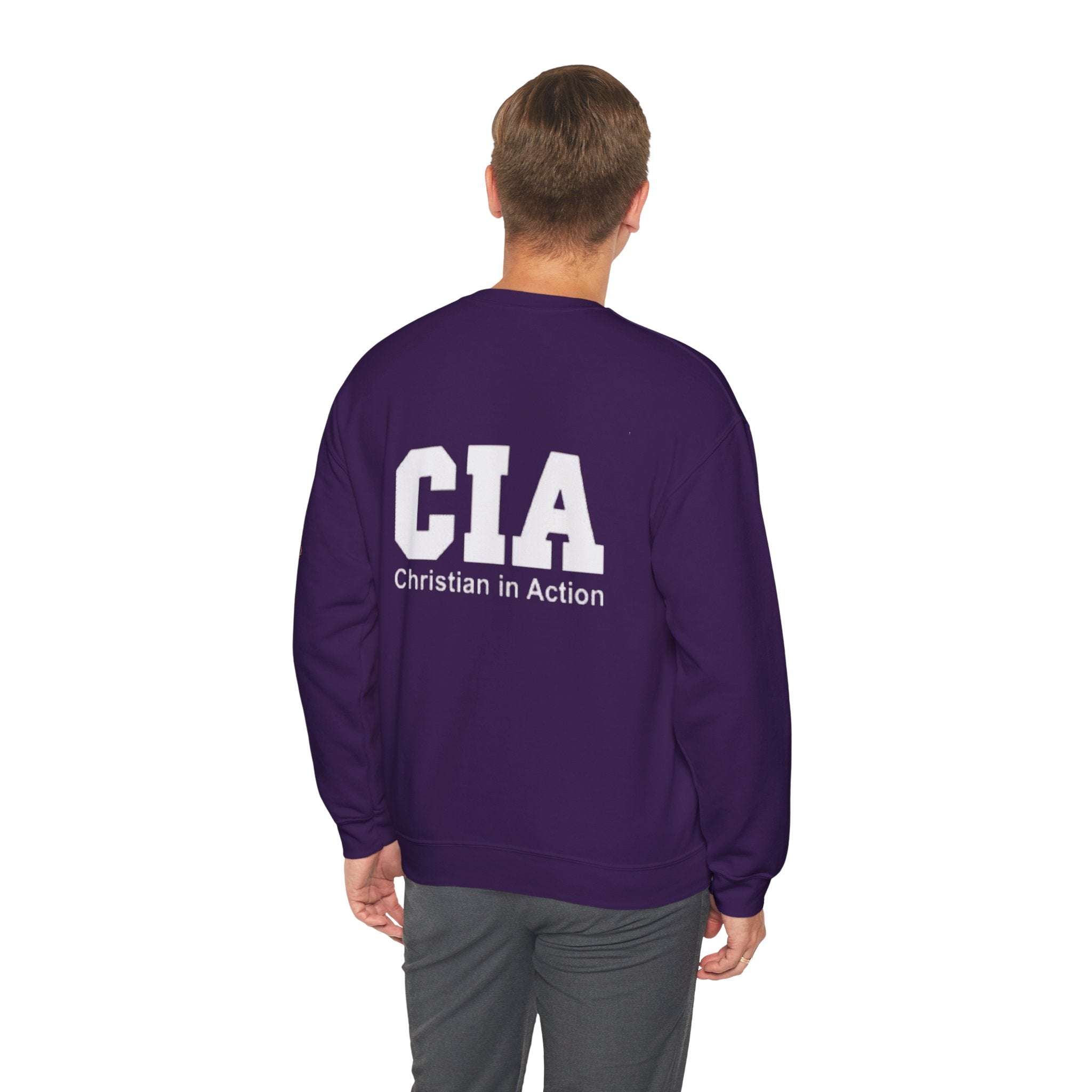 CIA Christian in Action Sweatshirt - Funny Faith Parody Sweatshirt - Mission Ready Apparel Printify