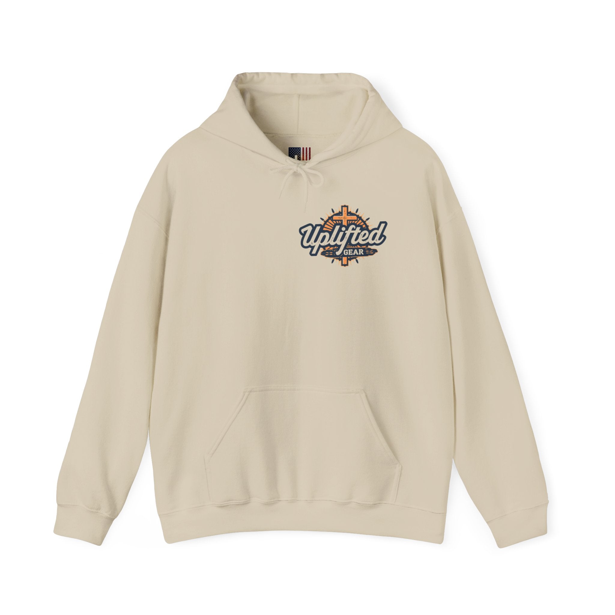 Trust in The Lord Proverbs 3:5-6 Biblical Design Unisex Heavy Blend™ Hooded Sweatshirt Printify