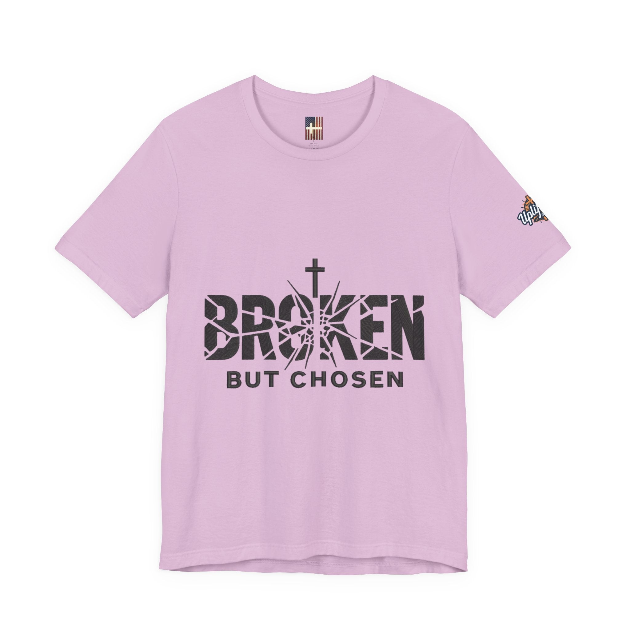 Broken But Chosen T-Shirt — Inspirational Faith Graphic Tee