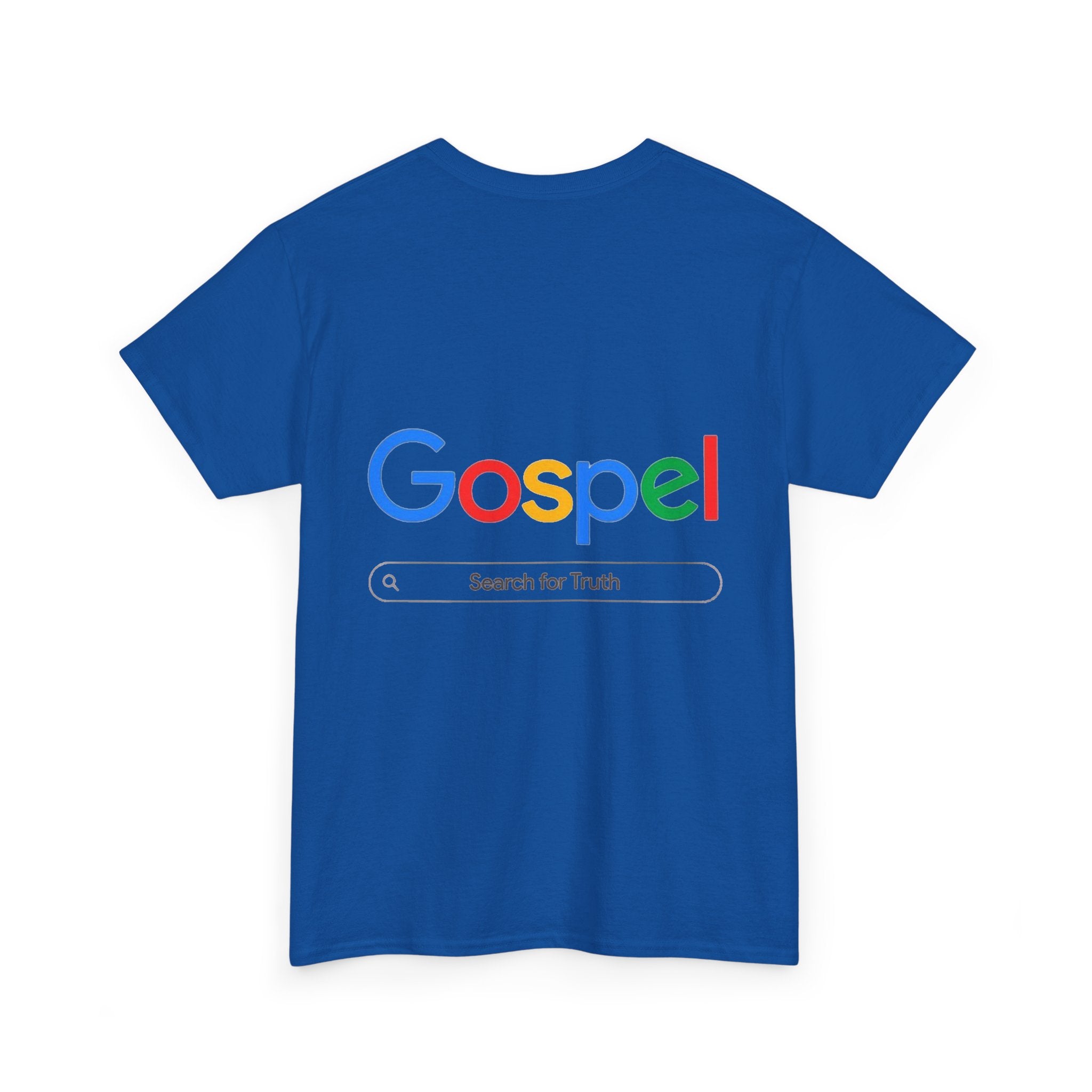 Gospel Graphic Tee — "Gospel" Colorful Logo Christian T-Shirt Printify