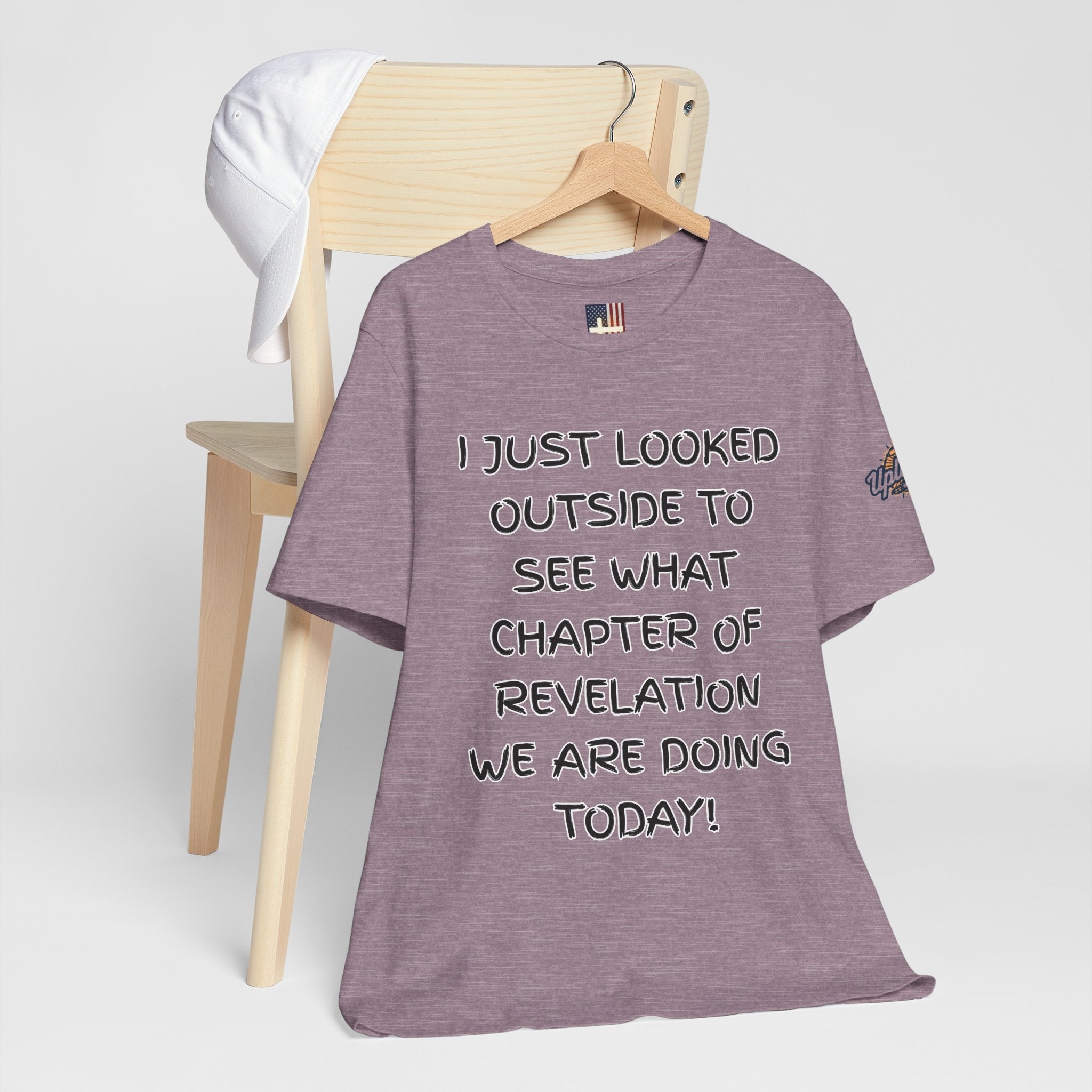What Chapter of Revelation T-shirt – I Looked Outside My Window Christian T-shirt for End Times Humor & Faith Printify