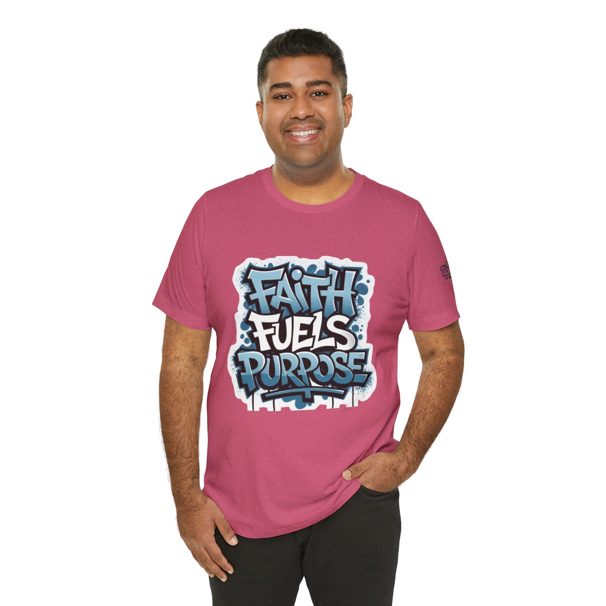 Faith Fuels Purpose T-shirt – Inspirational Christian T-shirt for Divine Drive & Unstoppable Belief Printify