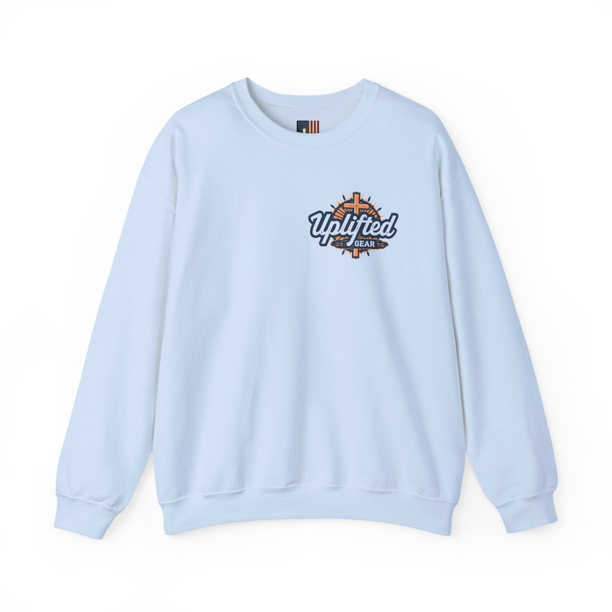 Christ is King Sweatshirt – Bold Crown & Cross Christian Hoodie for Unshakable Faith Printify