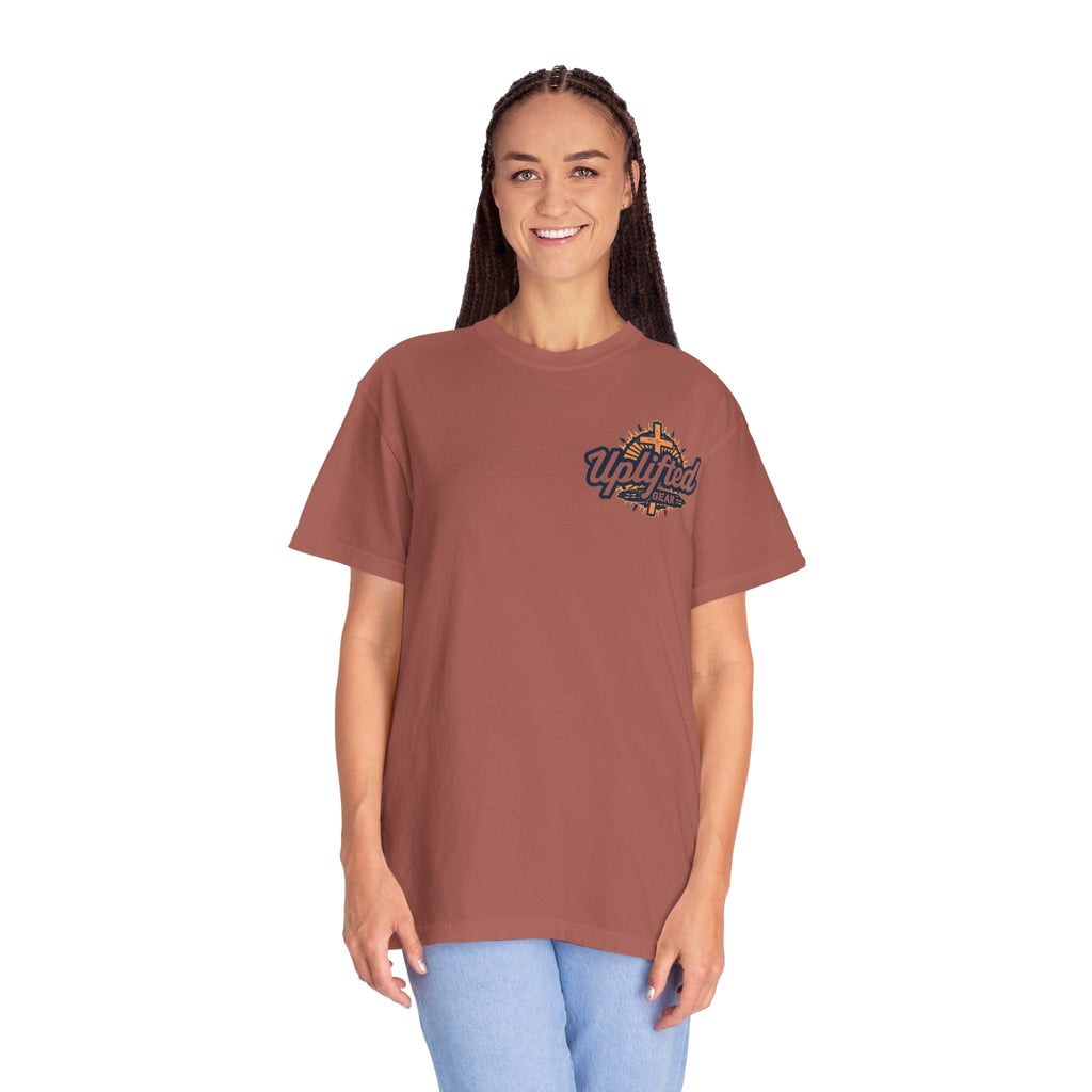 Trust in The Lord Proverbs 3:5-6 Biblical Design Unisex Garment-Dyed T-shirt Printify