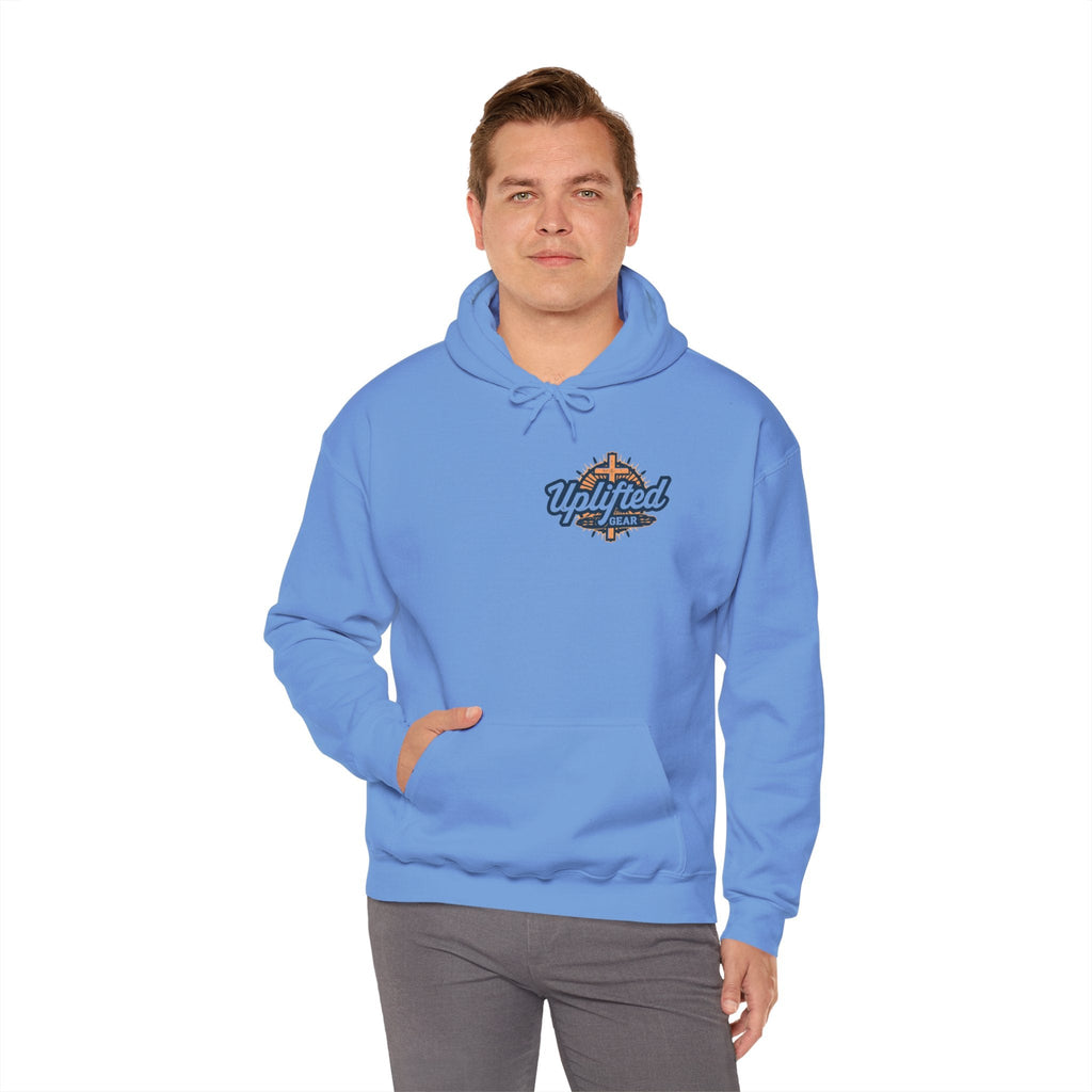 Theologian in Training Hoodie – Open Bible & Cross Christian Hoodie for Faithful Growth Printify