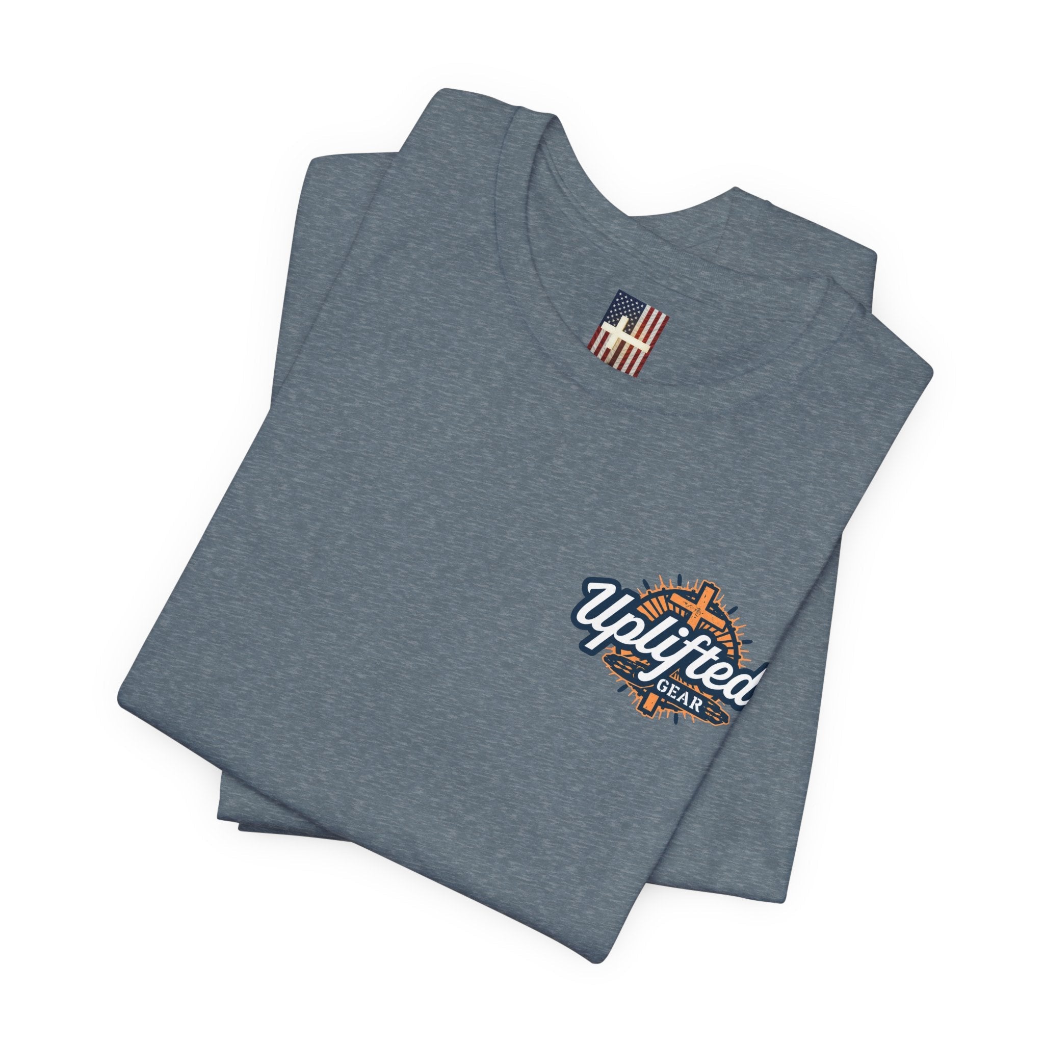 MAGA Gold Letter T-Shirt — "Make America Great Again" Printify