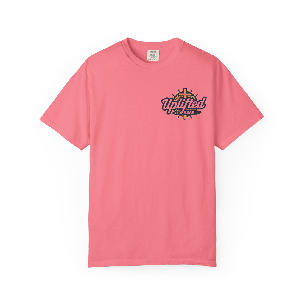 Jesus Saves T-shirt – 3 Nails Crucifix Cross Christian T-shirt for Redemption Faith & Bold Salvation Printify