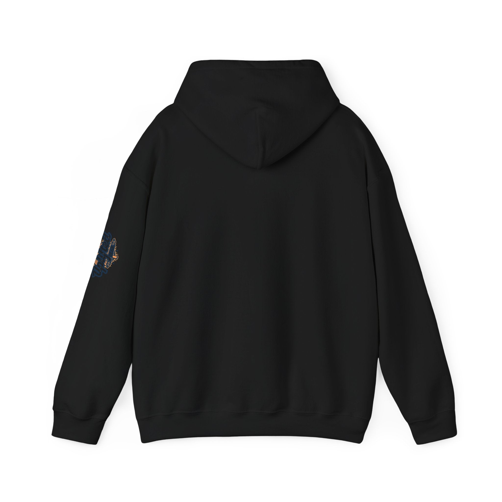 Jesus Ichthys Hoodie – Christian Fish Symbol with Cross & Jesus Inscription Sweatshirt for Eternal Faith & Streetwear Printify