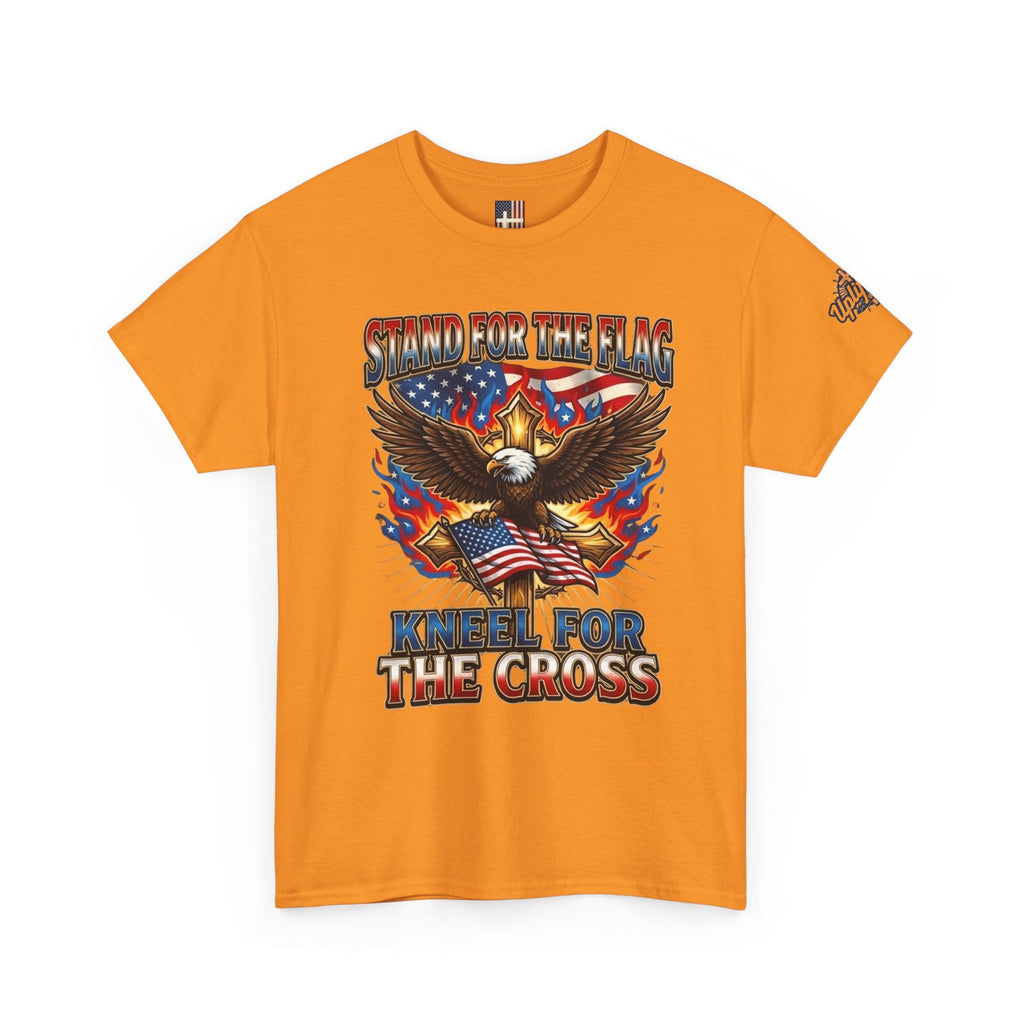 Stand for the Flag Kneel for the Cross T-shirt | Patriotic Eagle T-shirt Printify