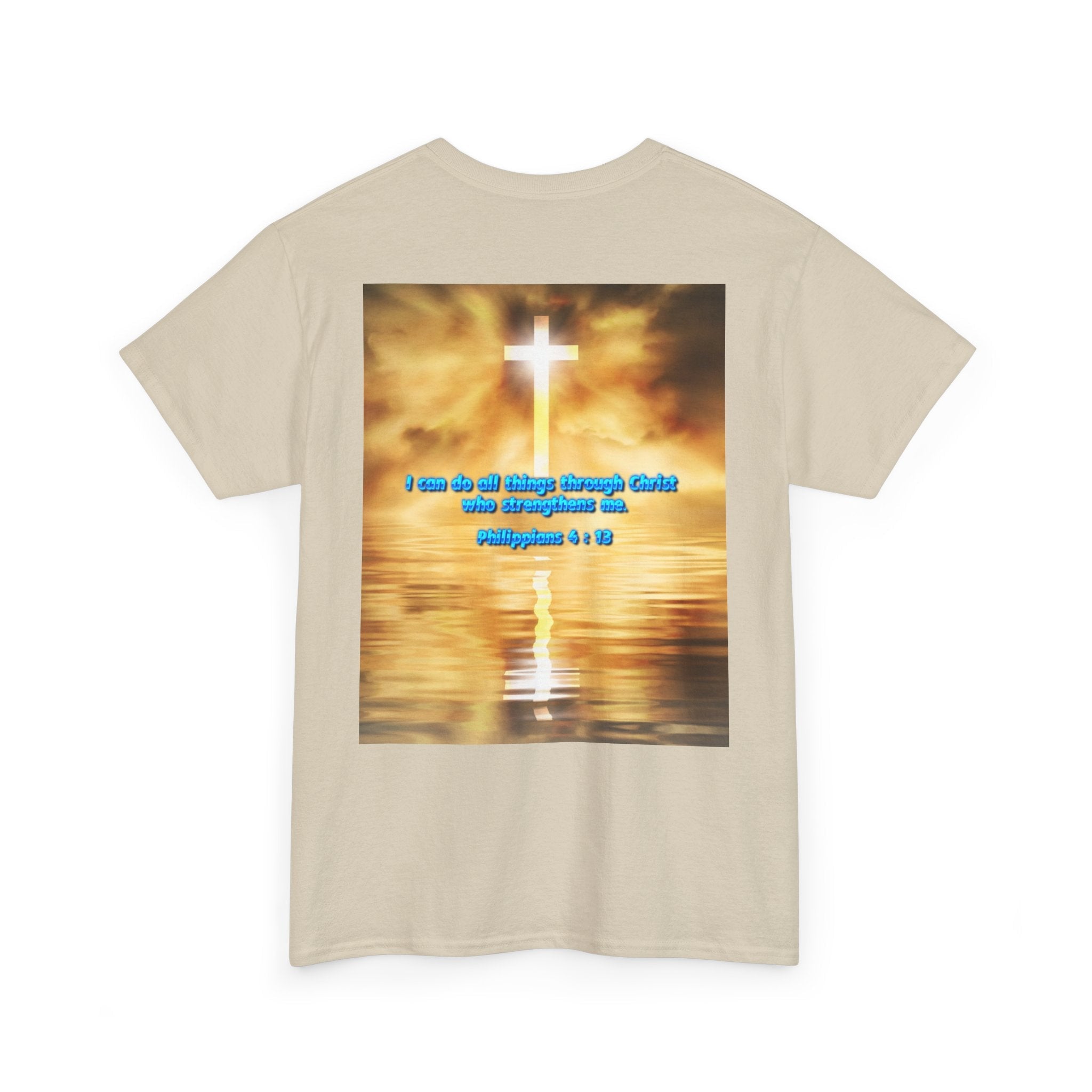 Bible Verse Unisex Tee - Philippians 4 : 13 Printify