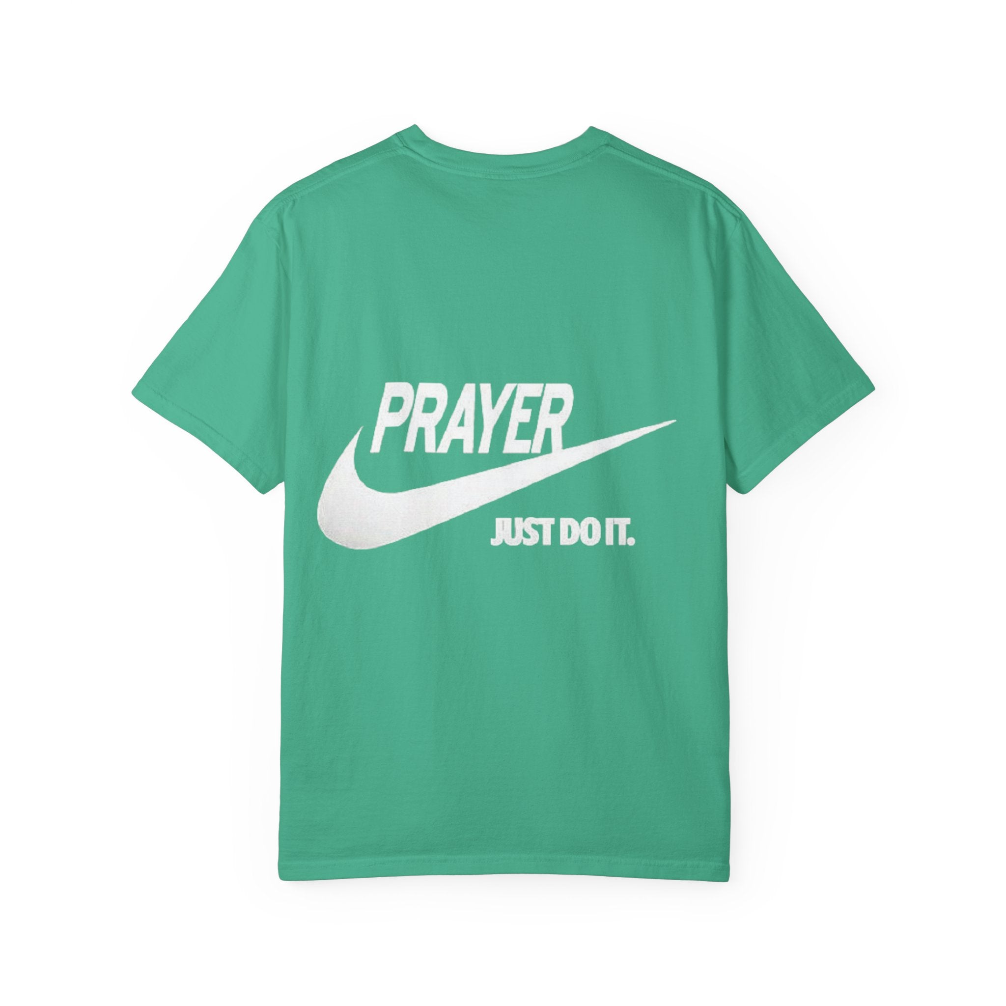 Prayer Just Do It T-shirt - Funny Christian Nike Parody T-shirt - Faith Gear Printify