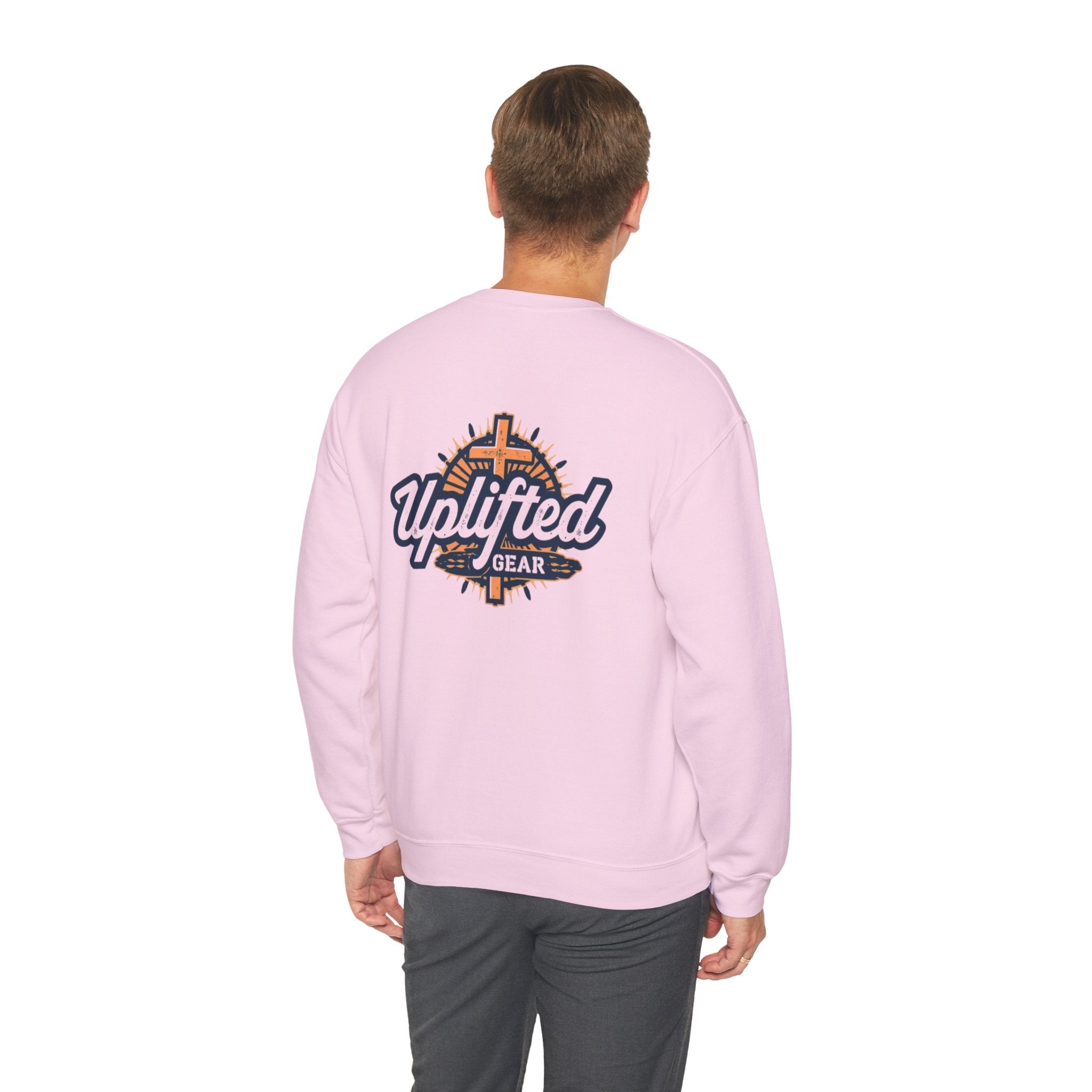 Uplifted Gear Christian Logo Sweatshirt Printify