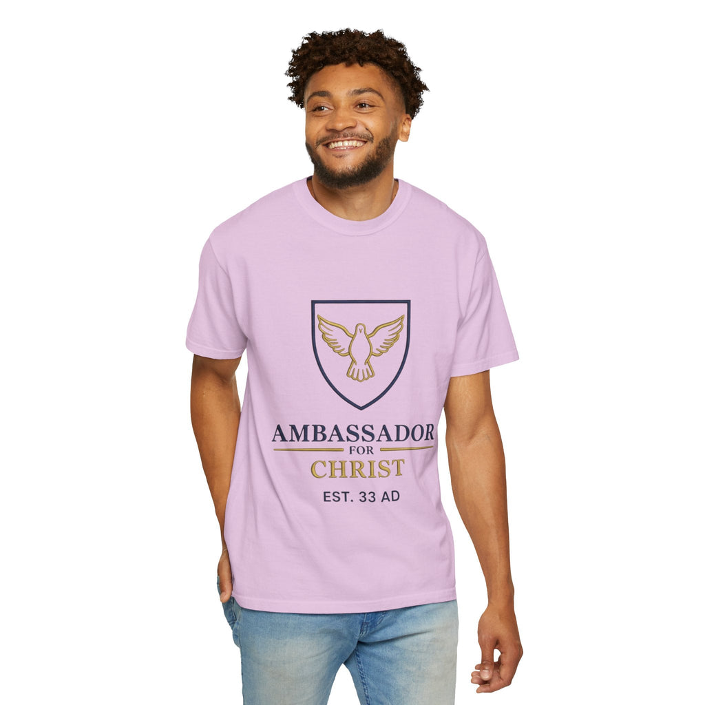 Ambassador for Christ T-Shirt – Established 33 AD Christian Tee for Bold Faith Printify