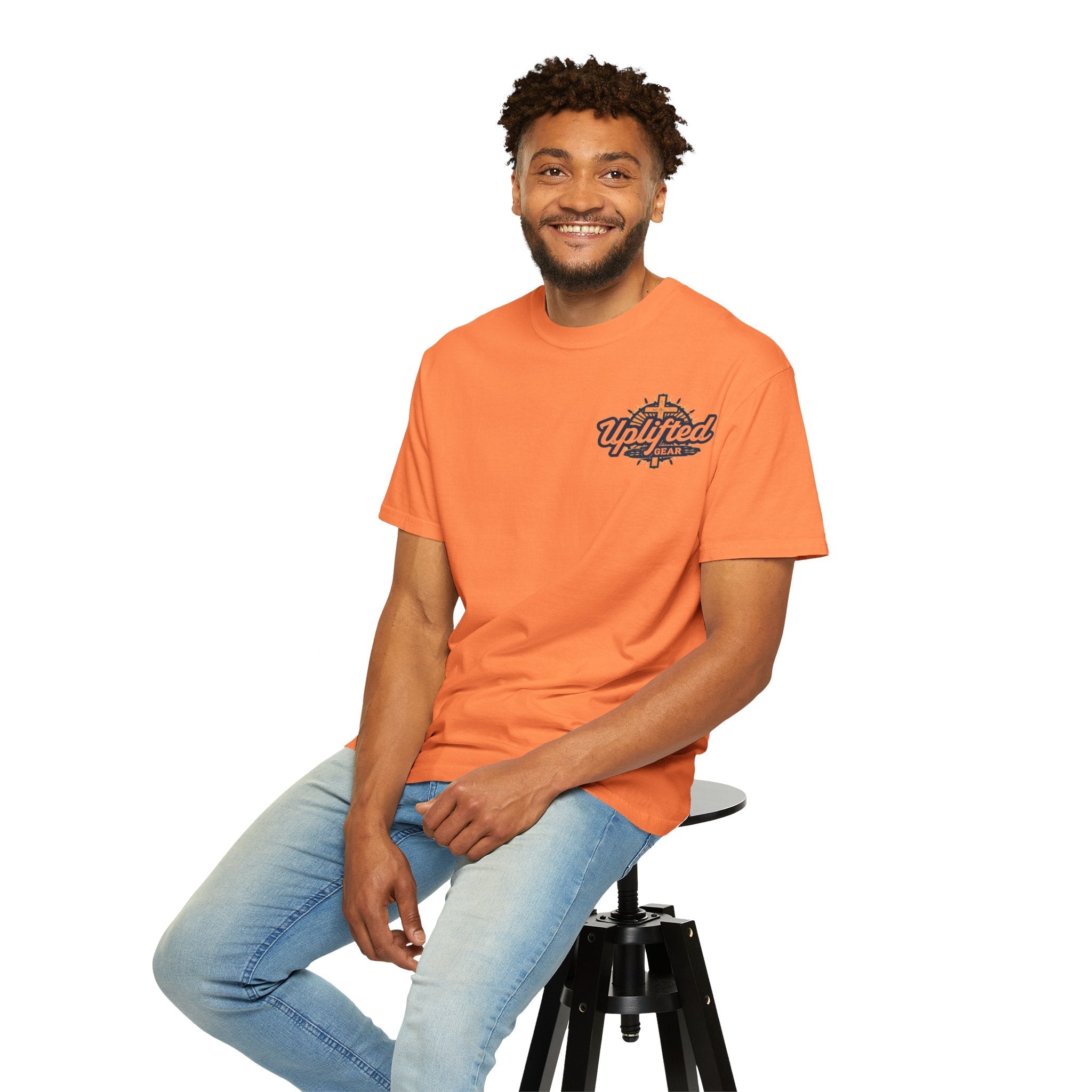 Trust in The Lord Proverbs 3:5-6 Biblical Design Unisex Garment-Dyed T-shirt Printify