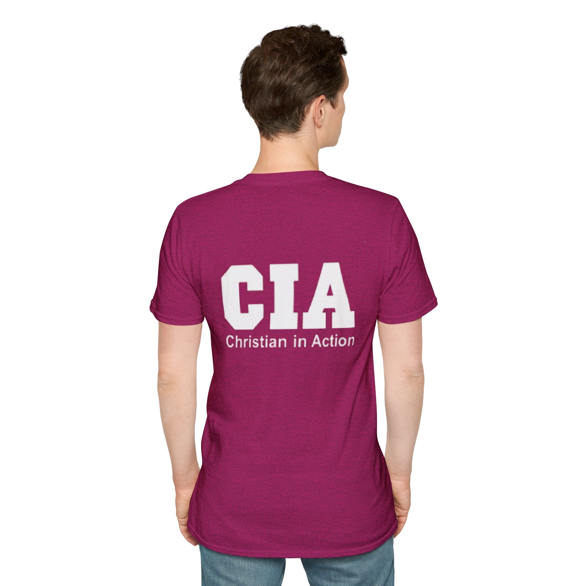 CIA Christian in Action T-shirt - Funny Faith Parody T-shirt - Mission Ready Apparel Printify