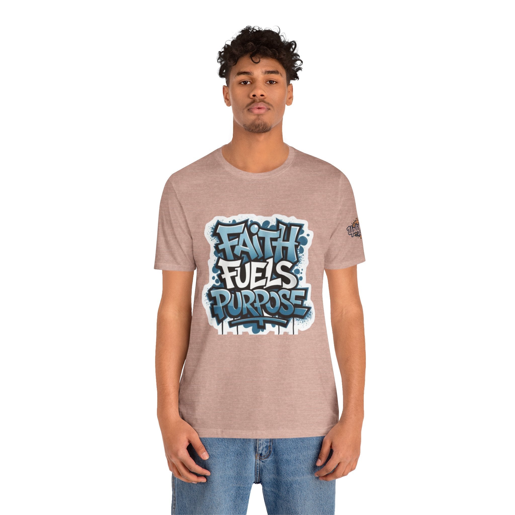 Faith Fuels Purpose T-shirt – Inspirational Christian T-shirt for Divine Drive & Unstoppable Belief Printify