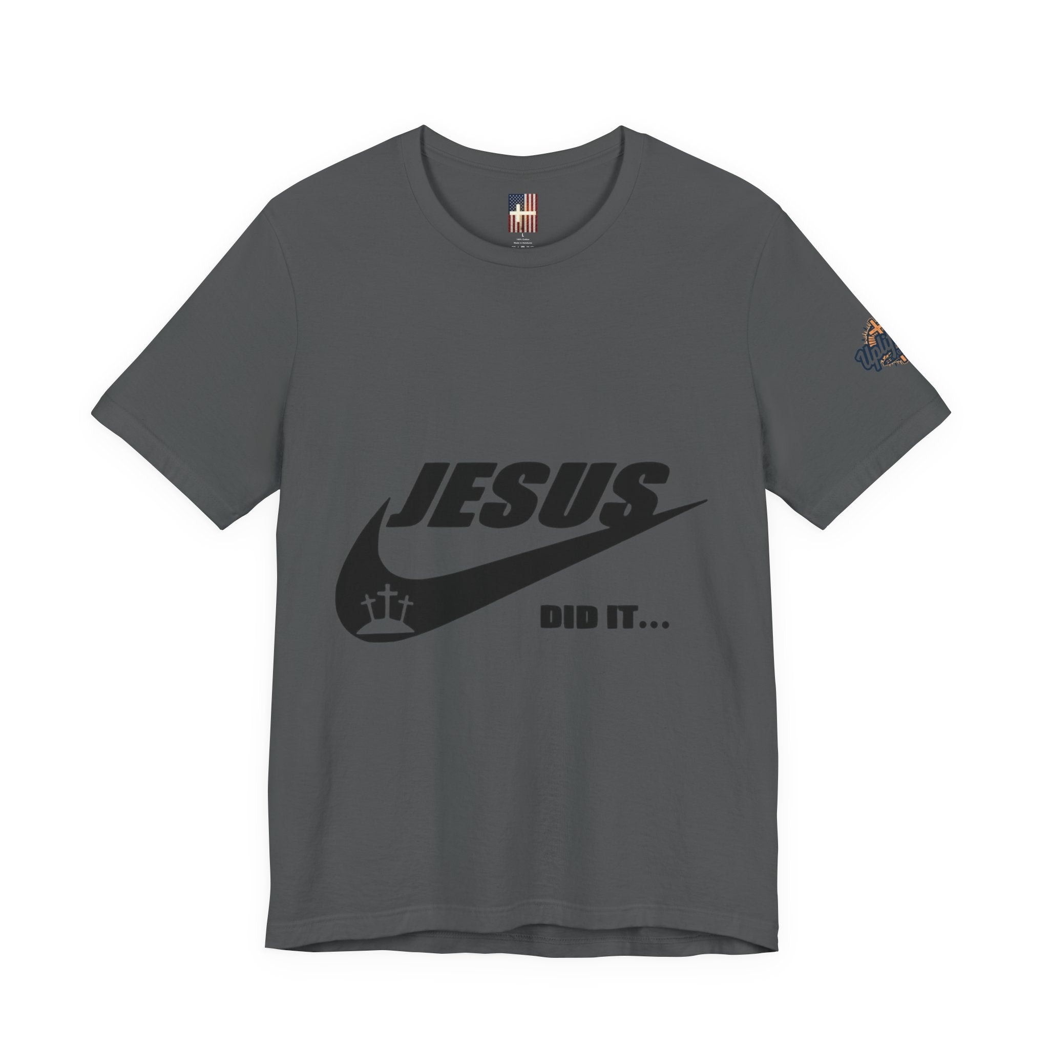 Jesus Did It T-shirt - Funny Christian Parody T-shirt - Faith & Victory Apparel