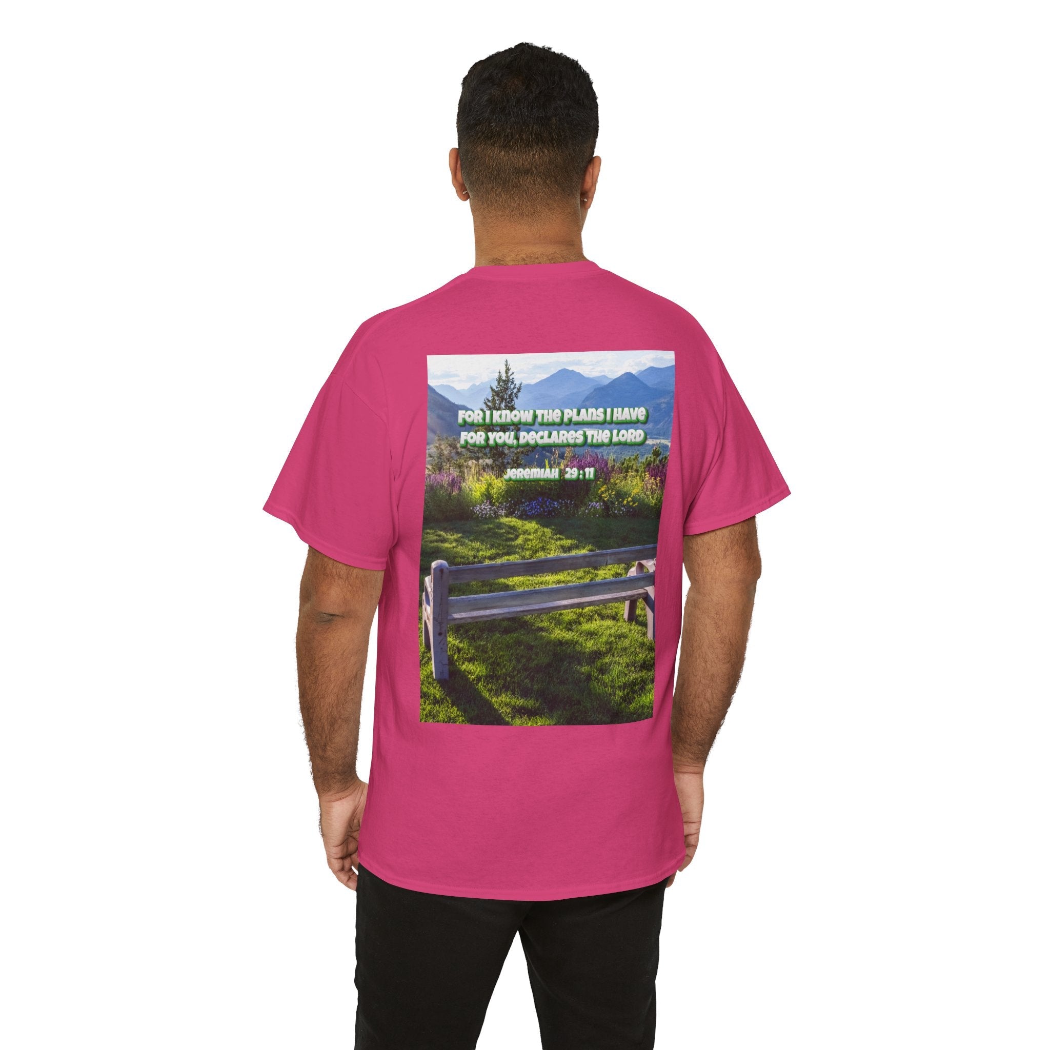 Bible Verse Unisex Tee -  Jeremiah 29 : 11 Printify