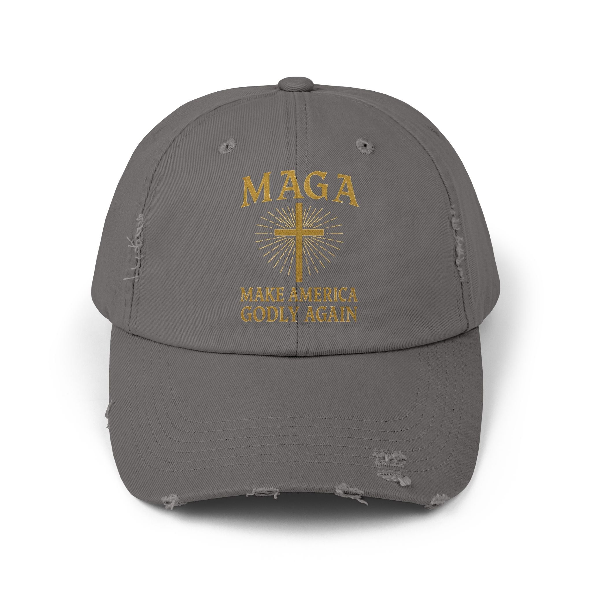 Make America Godly Again Hat – MAGA Christian Patriotic Embroidered Cap for Faith & Freedom Printify