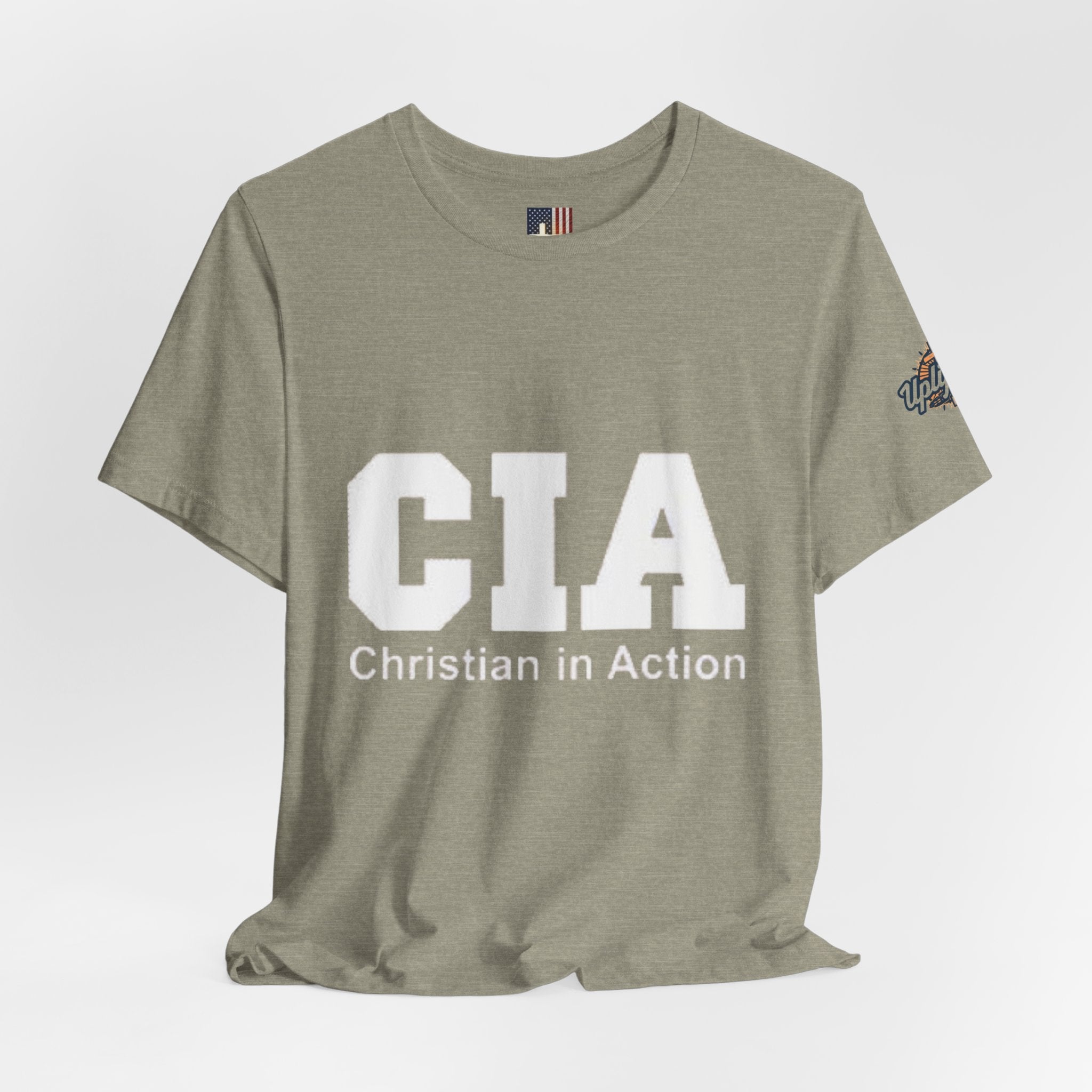 CIA Christian in Action T-shirt - Funny Faith Parody T-shirt - Mission Ready Apparel Printify
