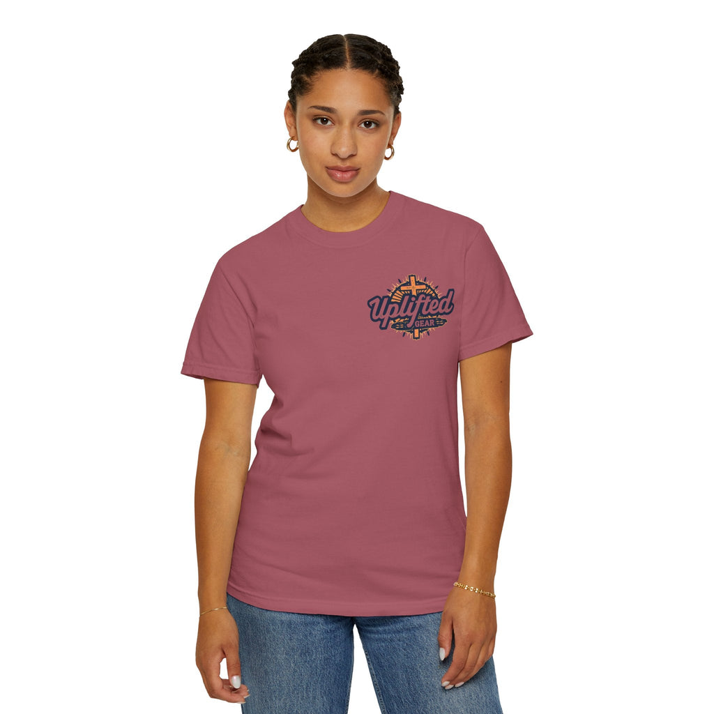 Trust in The Lord Proverbs 3:5-6 Biblical Design Unisex Garment-Dyed T-shirt Printify
