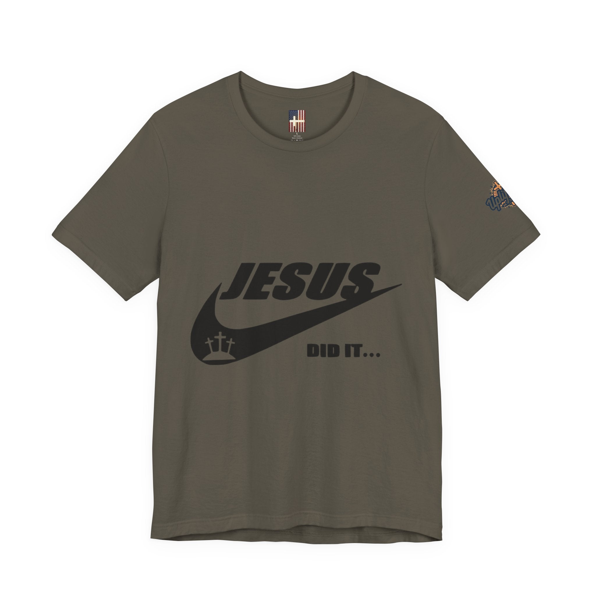 Jesus Did It T-shirt - Funny Christian Parody T-shirt - Faith & Victory Apparel