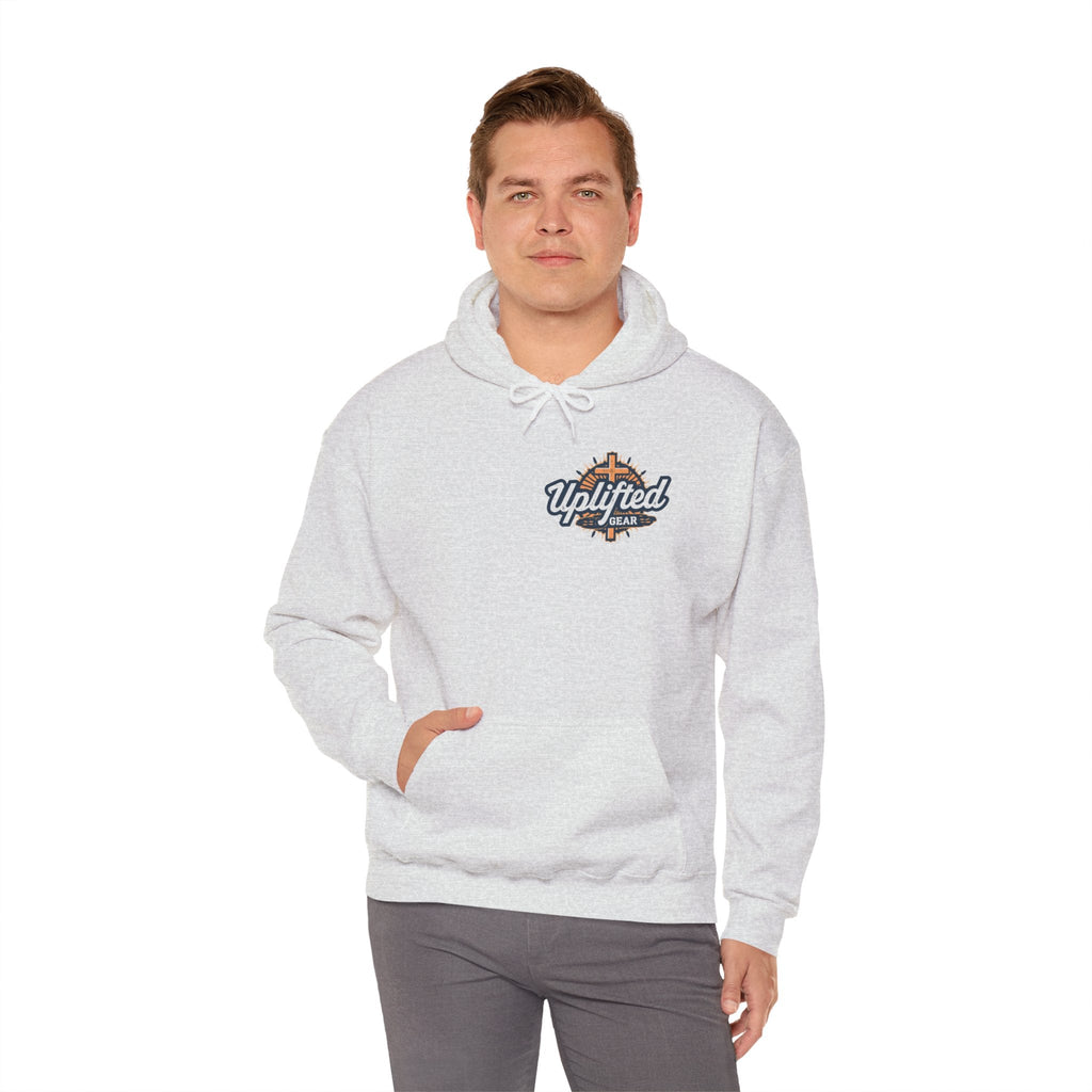 Theologian in Training Hoodie – Open Bible & Cross Christian Hoodie for Faithful Growth Printify