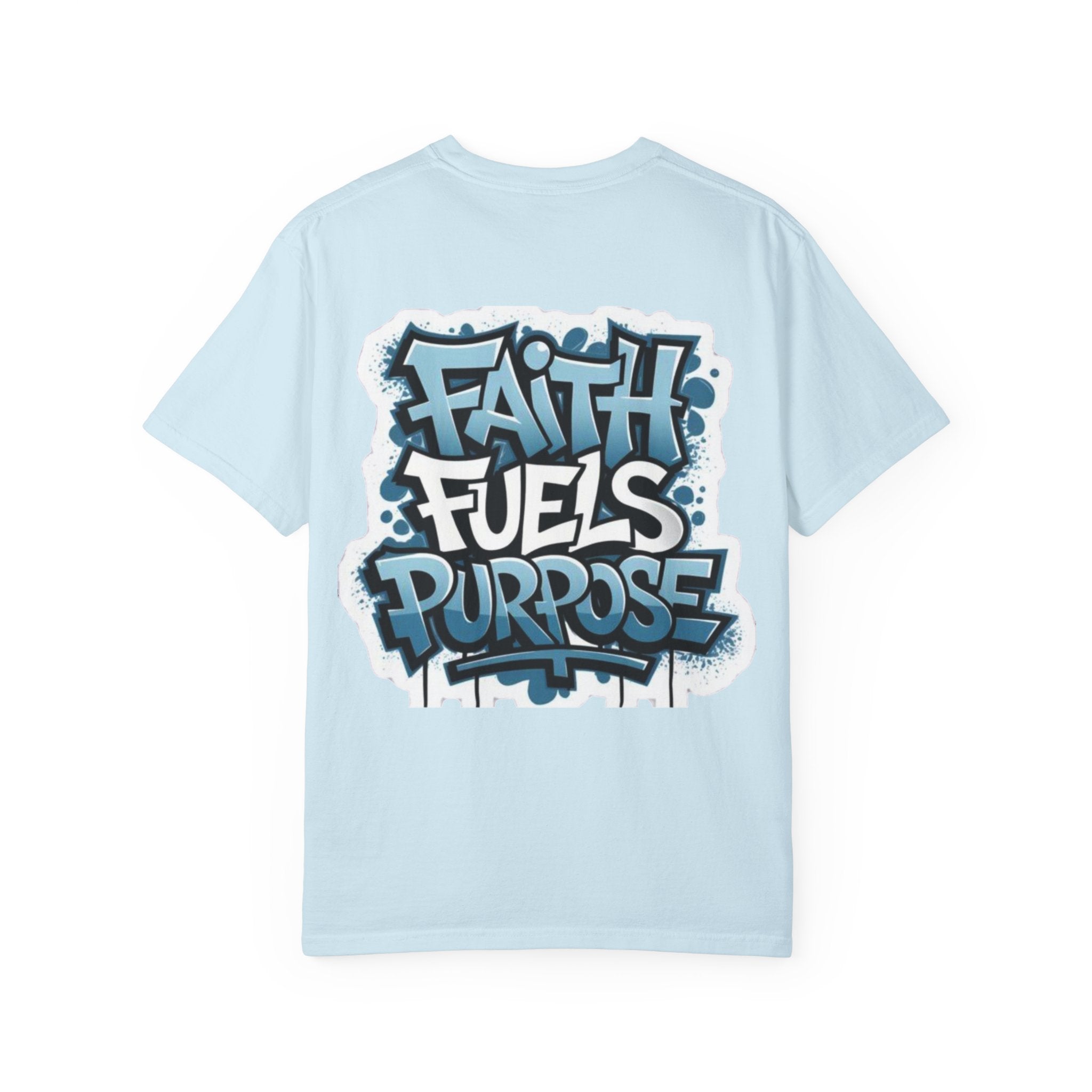 Faith Fuels Purpose T-shirt – Inspirational Christian T-shirt for Divine Drive & Unstoppable Belief Printify