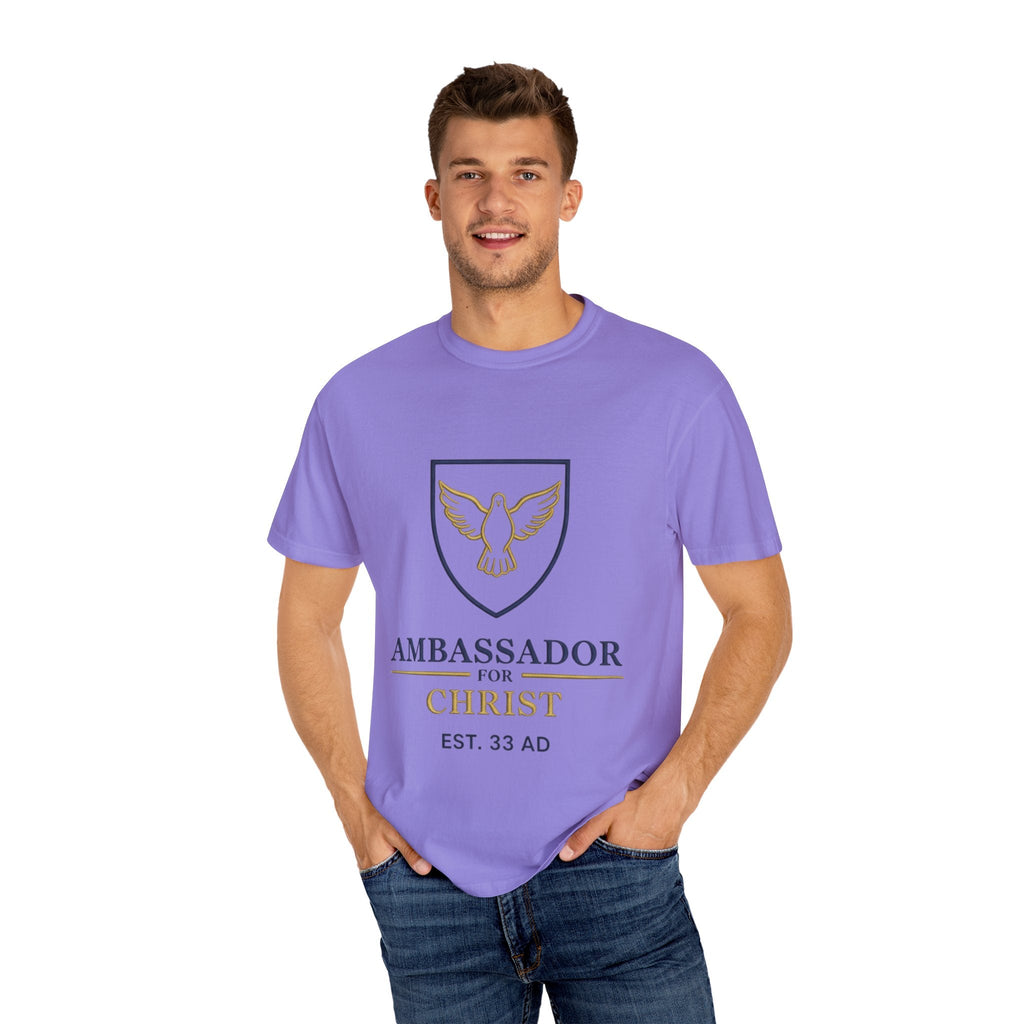 Ambassador for Christ T-Shirt – Established 33 AD Christian Tee for Bold Faith Printify
