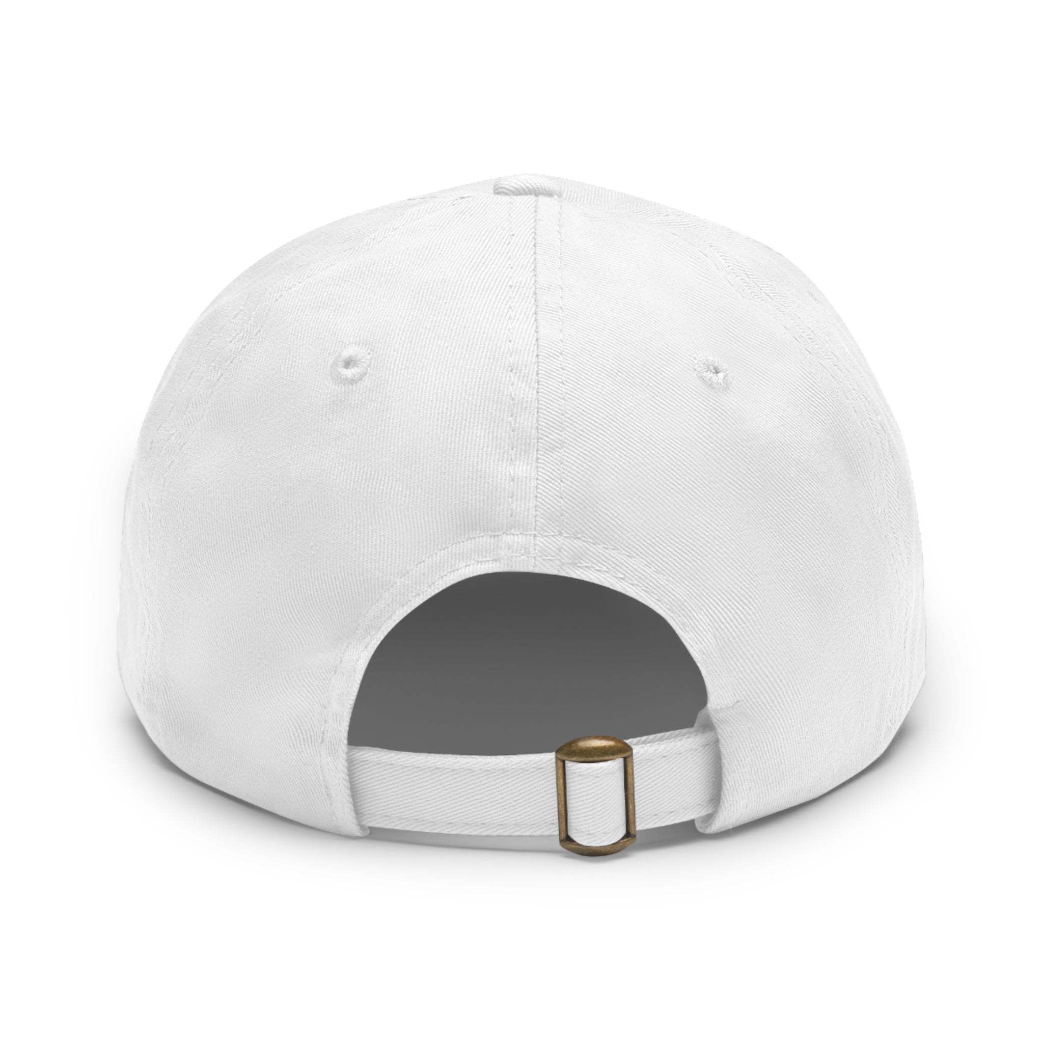 Uplifted Gear Leather Patch Dad Hat — Vintage Aviation Logo Cap Printify