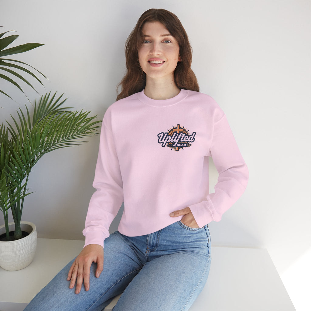 Abide Sweatshirt – Vine Wrapped John 15:5 Christian Sweatshirt for Cozy Devotion Printify