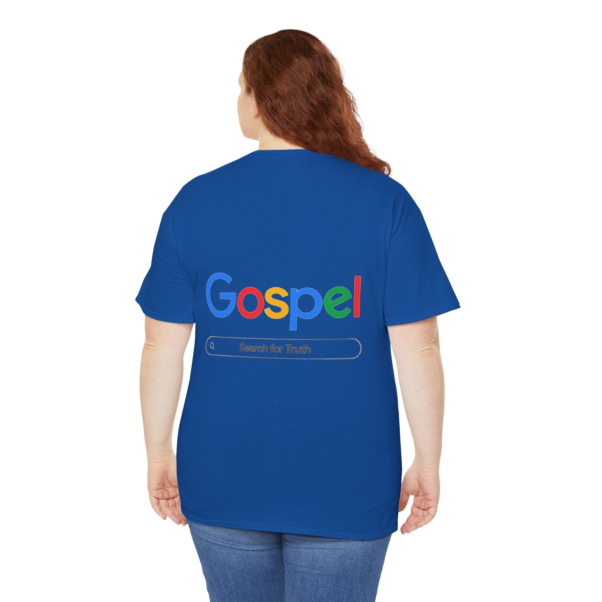 Gospel Graphic Tee — "Gospel" Colorful Logo Christian T-Shirt Printify