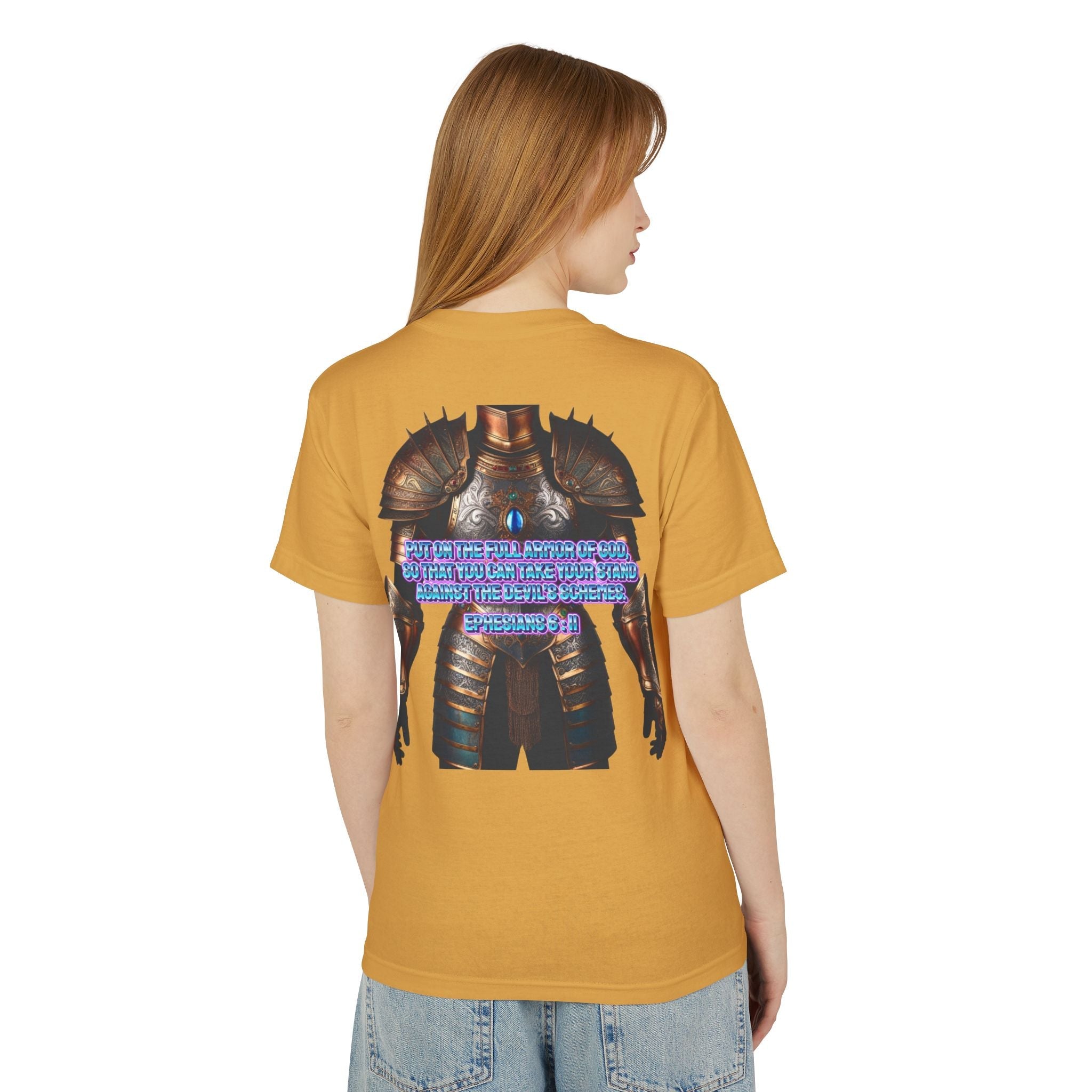 Bible Verse Tee - Ephesians 6:11 Put on the Armor of God Unisex Shirt Printify