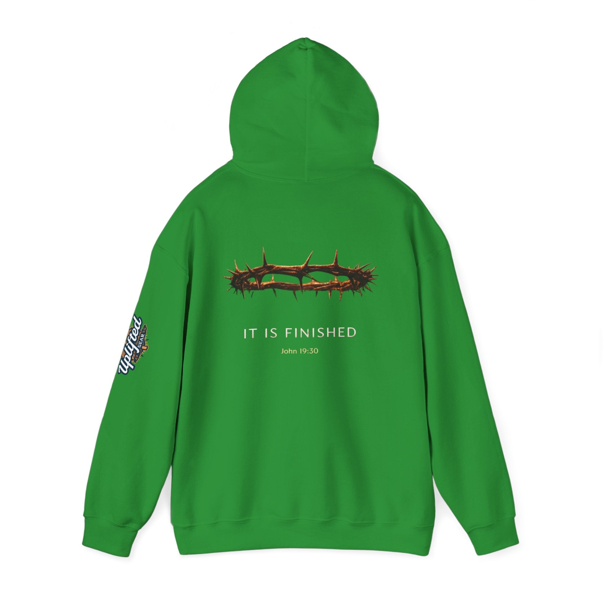 It Is Finished Crown of Thorns Hoodie — Christian John 19:30 Faith Hoodie Printify