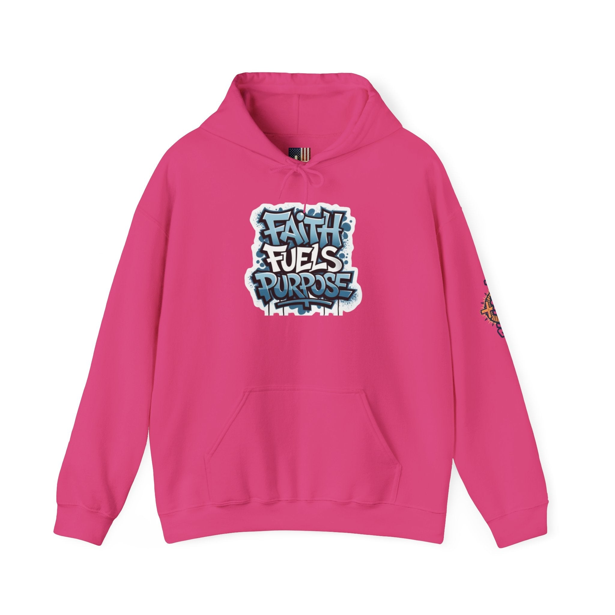 Faith Fuels Purpose Hoodie – Inspirational Christian Sweatshirt for Divine Drive & Unstoppable Belief Printify