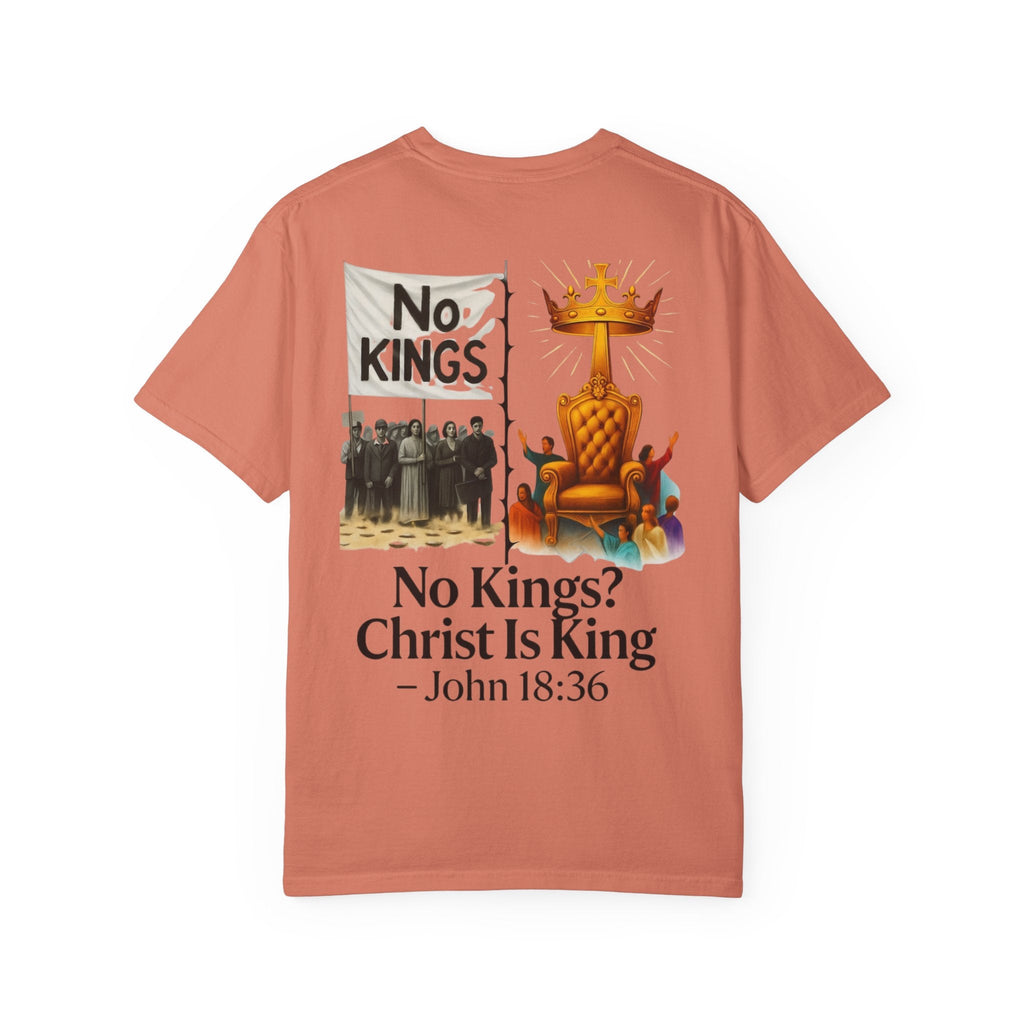 No Kings? Christ is King T-Shirt – Bold Christian Faith Tee for Devoted Believers Printify