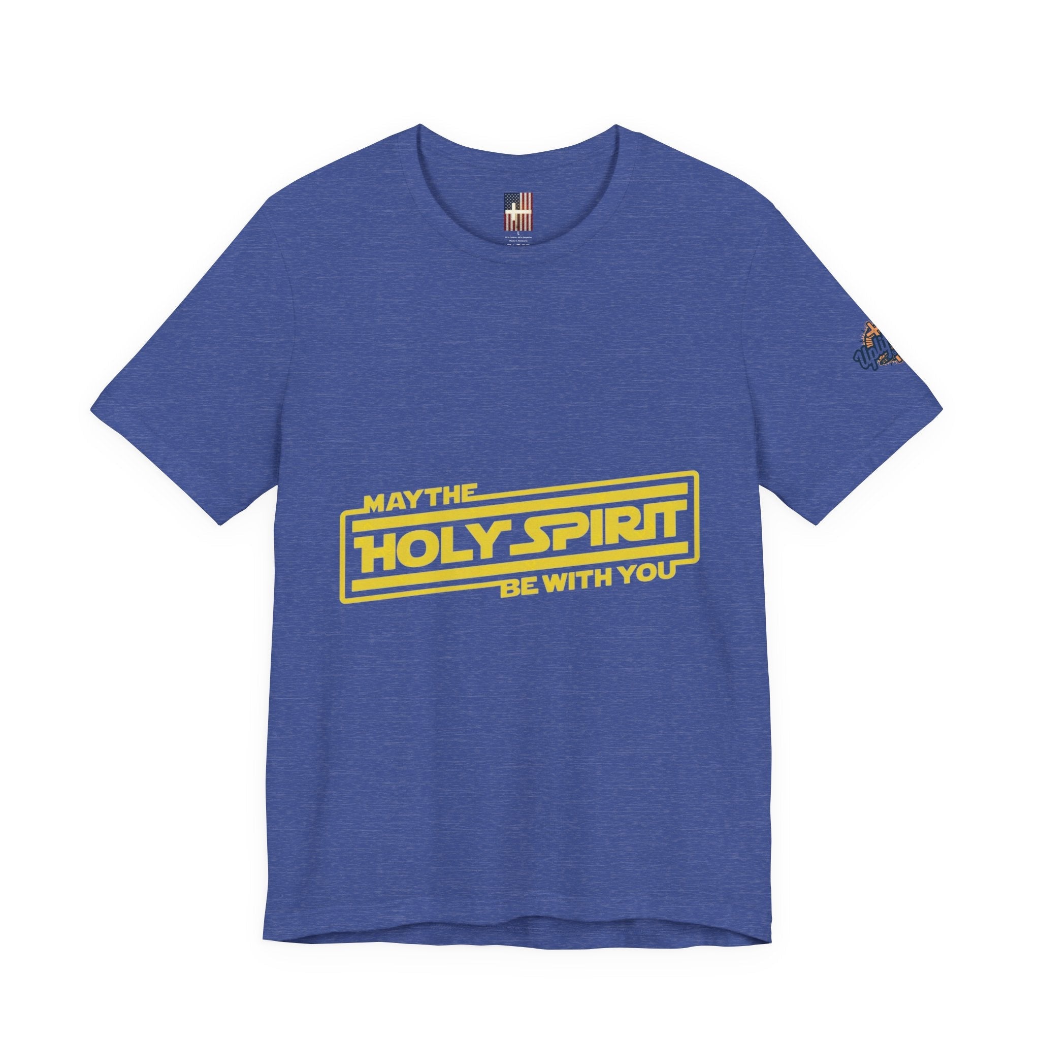 May the Holy Spirit Be With You T-shirt - Christian Star Wars Parody T-shirt Printify