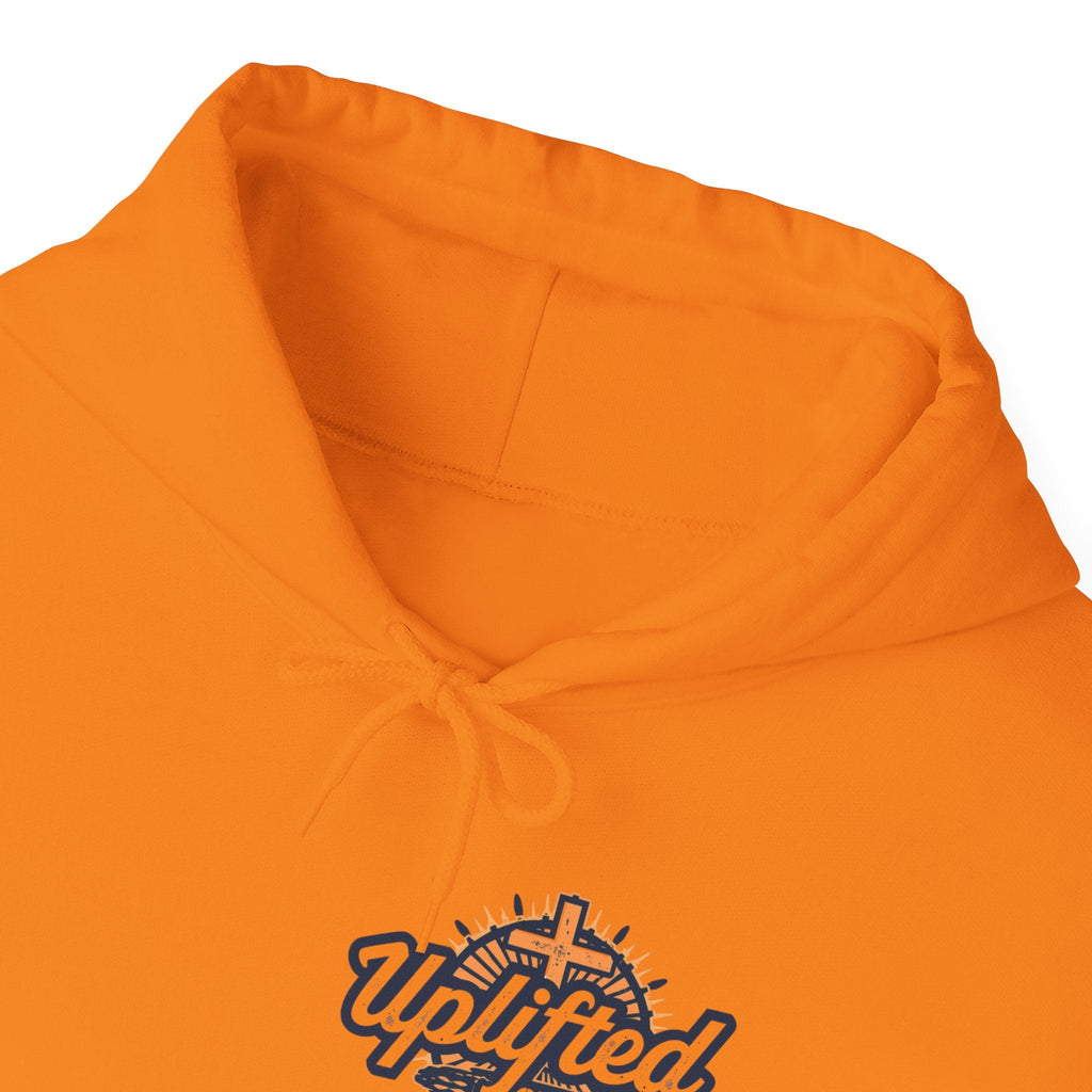 Uplifted Gear Christian Hoodie – Bold Logo Faith Hoodie for Inspired Living Printify