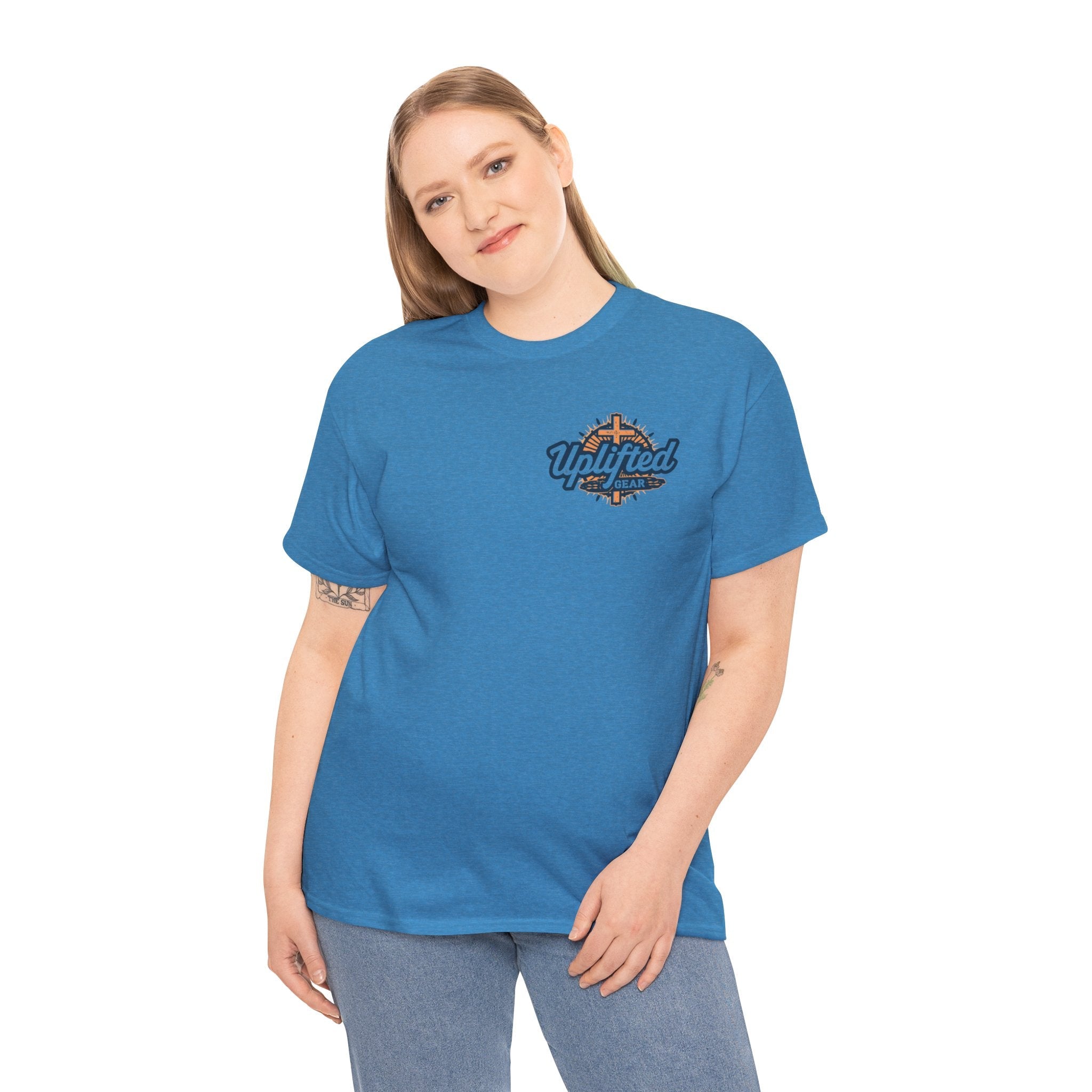 Trust in The Lord Proverbs 3:5-6 Biblical Design Unisex Heavy Cotton Tee Printify